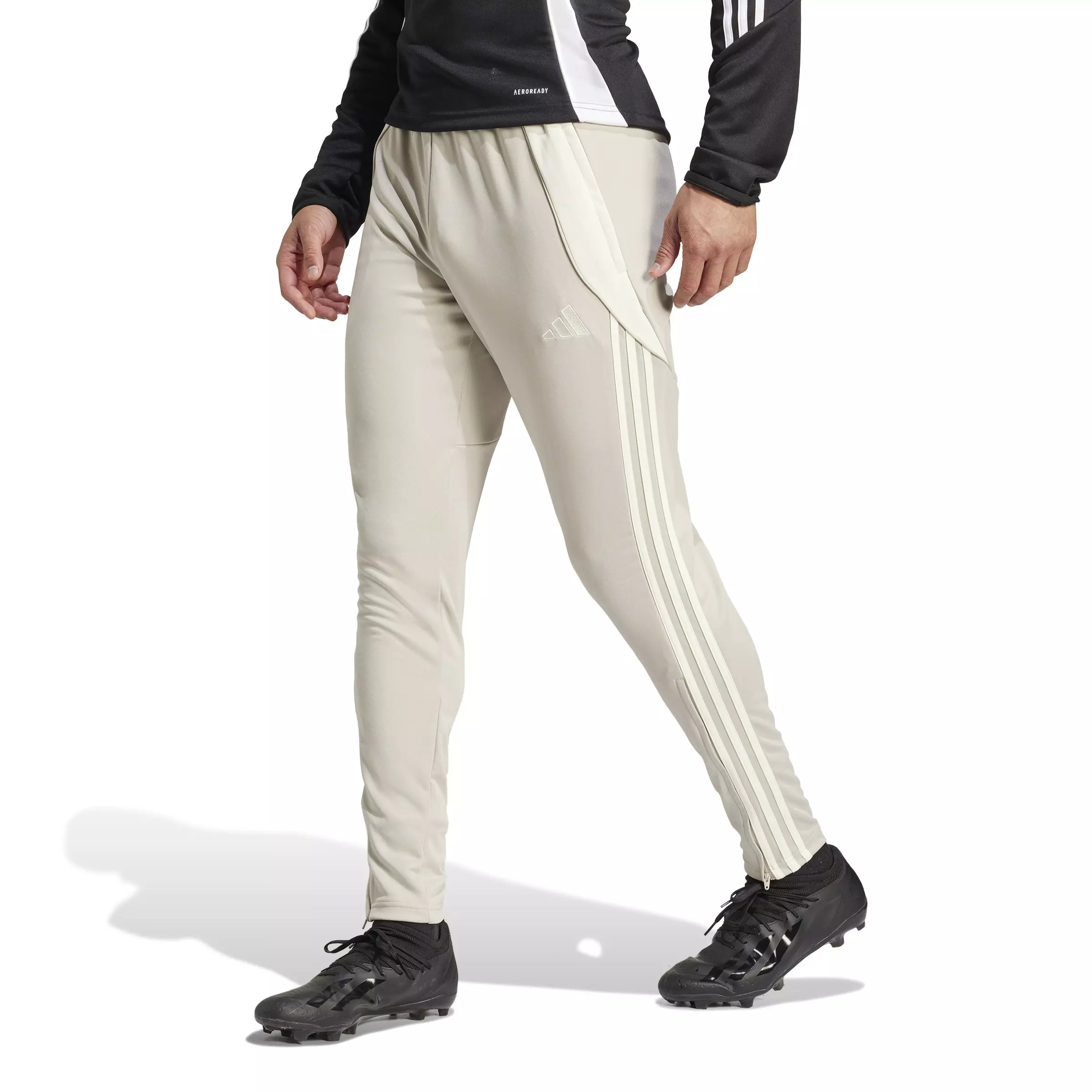 adidas Men's Tiro 24 Track Pants-Grey/Tan - GREY/TAN