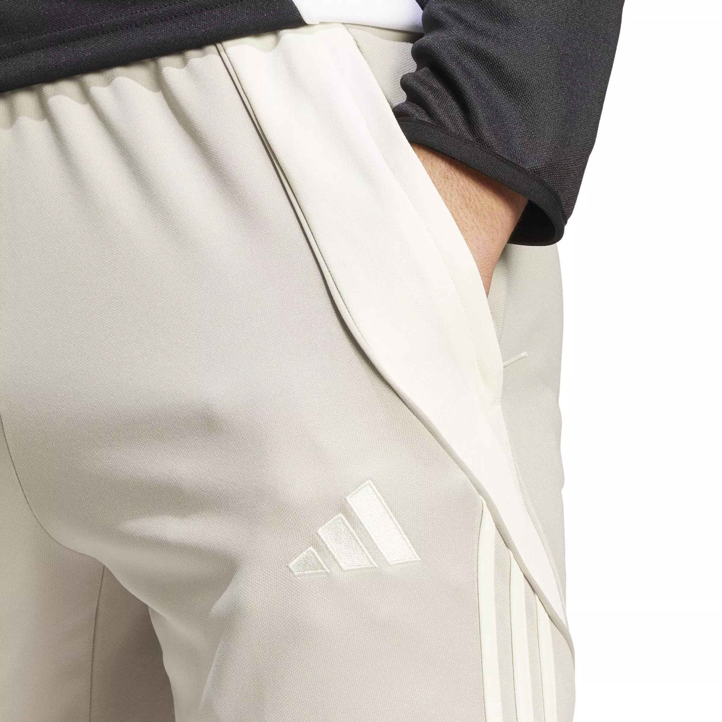 adidas Men's Tiro 24 Track Pants-Grey/Tan - GREY/TAN