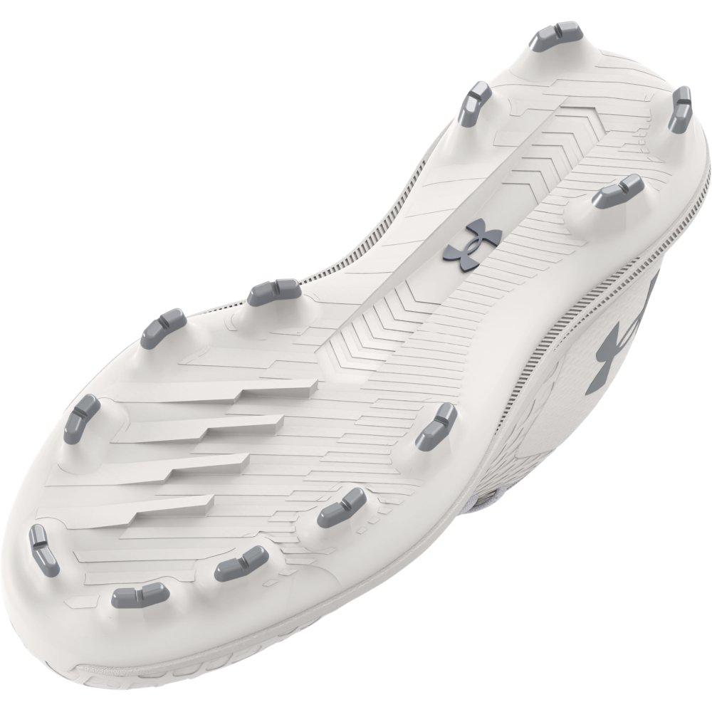 Under Armour Glyde 2.0 TPU  Grade School Girls' "White/Silver" Softball Cleat