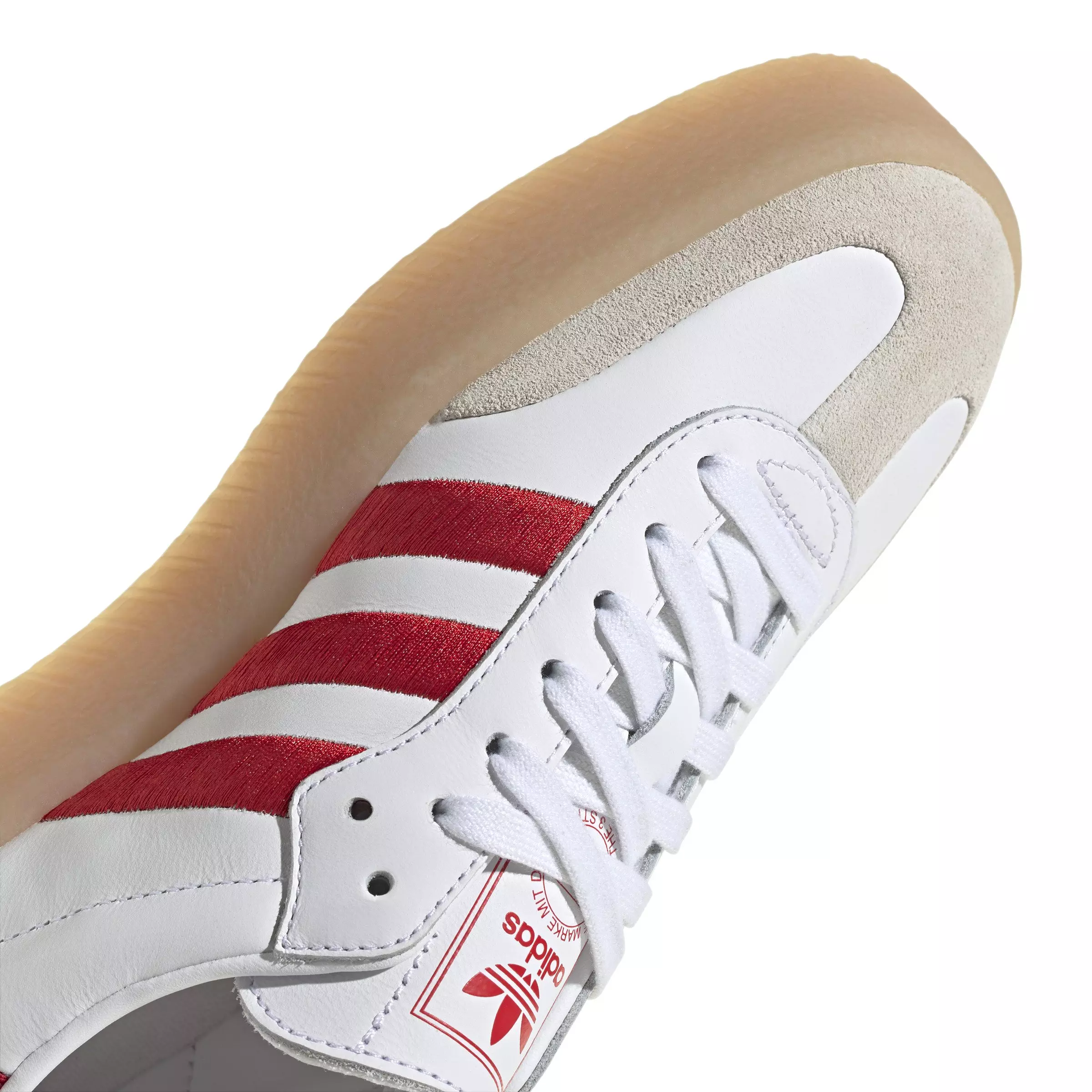 adidas Originals Sambae "Ftwr White/Better Scarlet" Women's Shoe - WHITE/RED