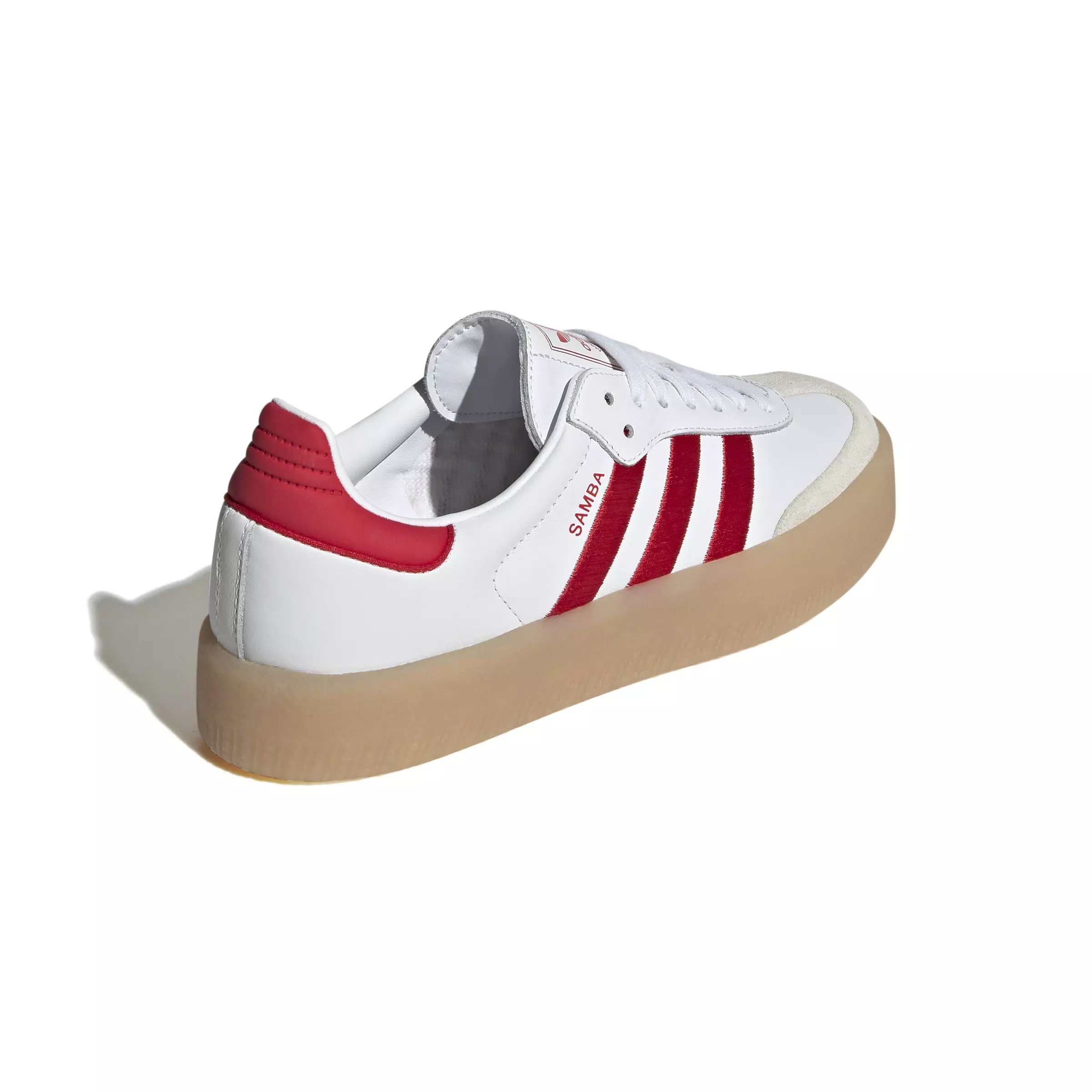 adidas Originals Sambae "Ftwr White/Better Scarlet" Women's Shoe - WHITE/RED