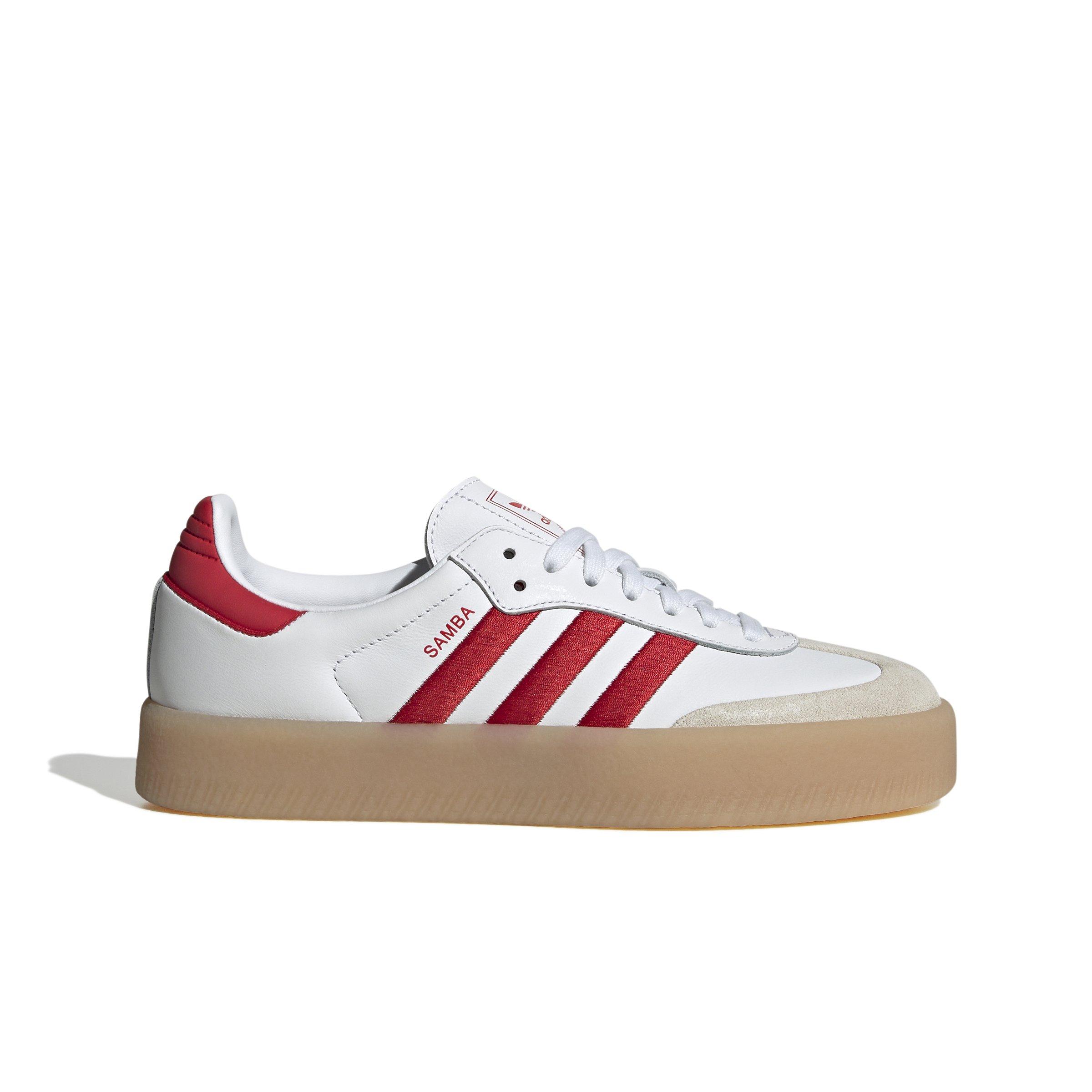 adidas Originals Sambae "Ftwr White/Better Scarlet" Women's Shoe - WHITE/RED