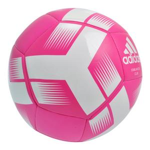 adidas Starlancer Club Soccer Ball - Solar Pink/White