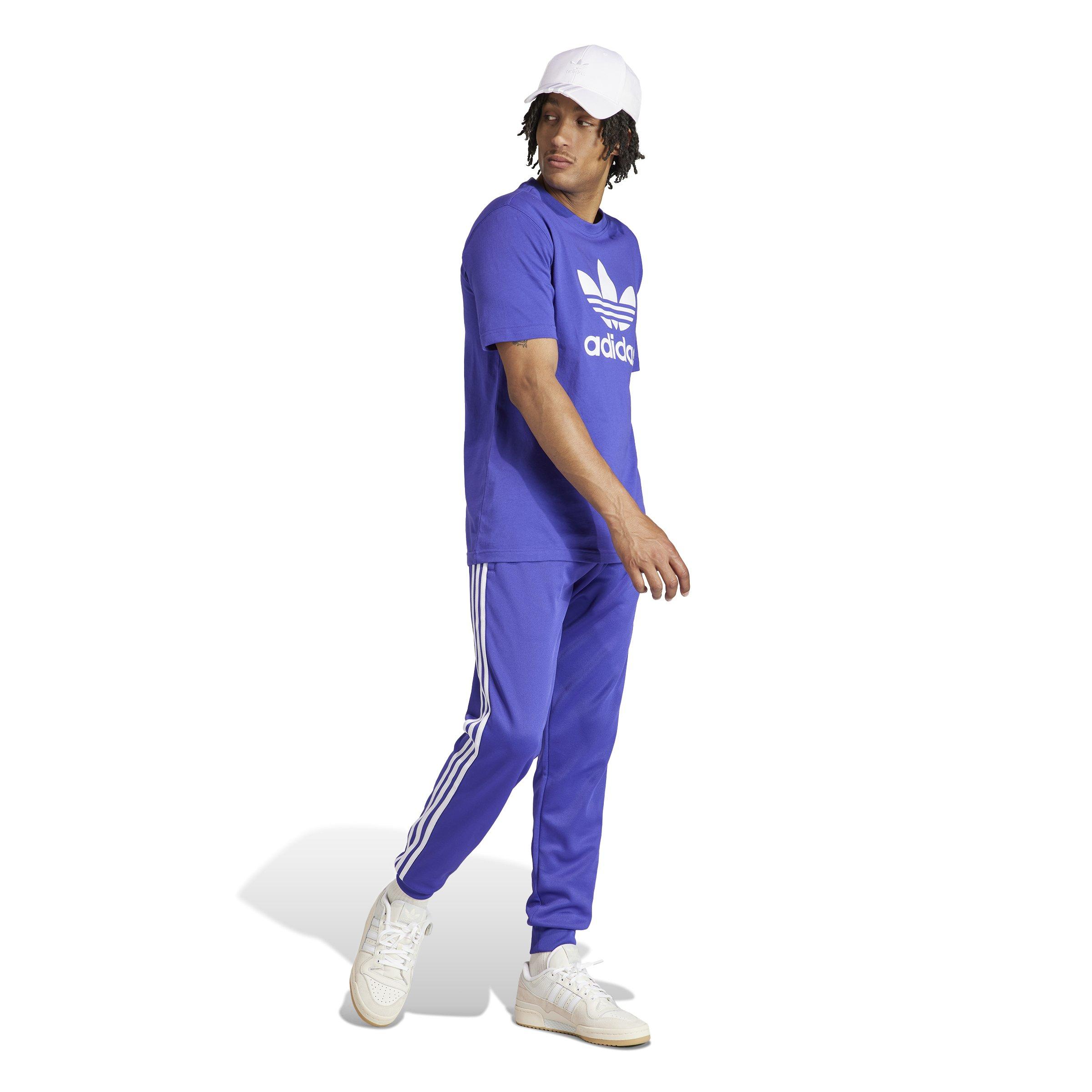 adidas Men's Trefoil Tee-Purple - PURPLE Thumbnail View 5