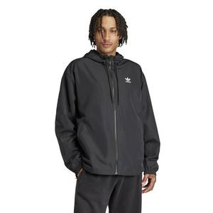 adidas Men's Grey/Black Primegreen Essentials Warm-Up 3-Stripes Track  Jacket - Hibbett