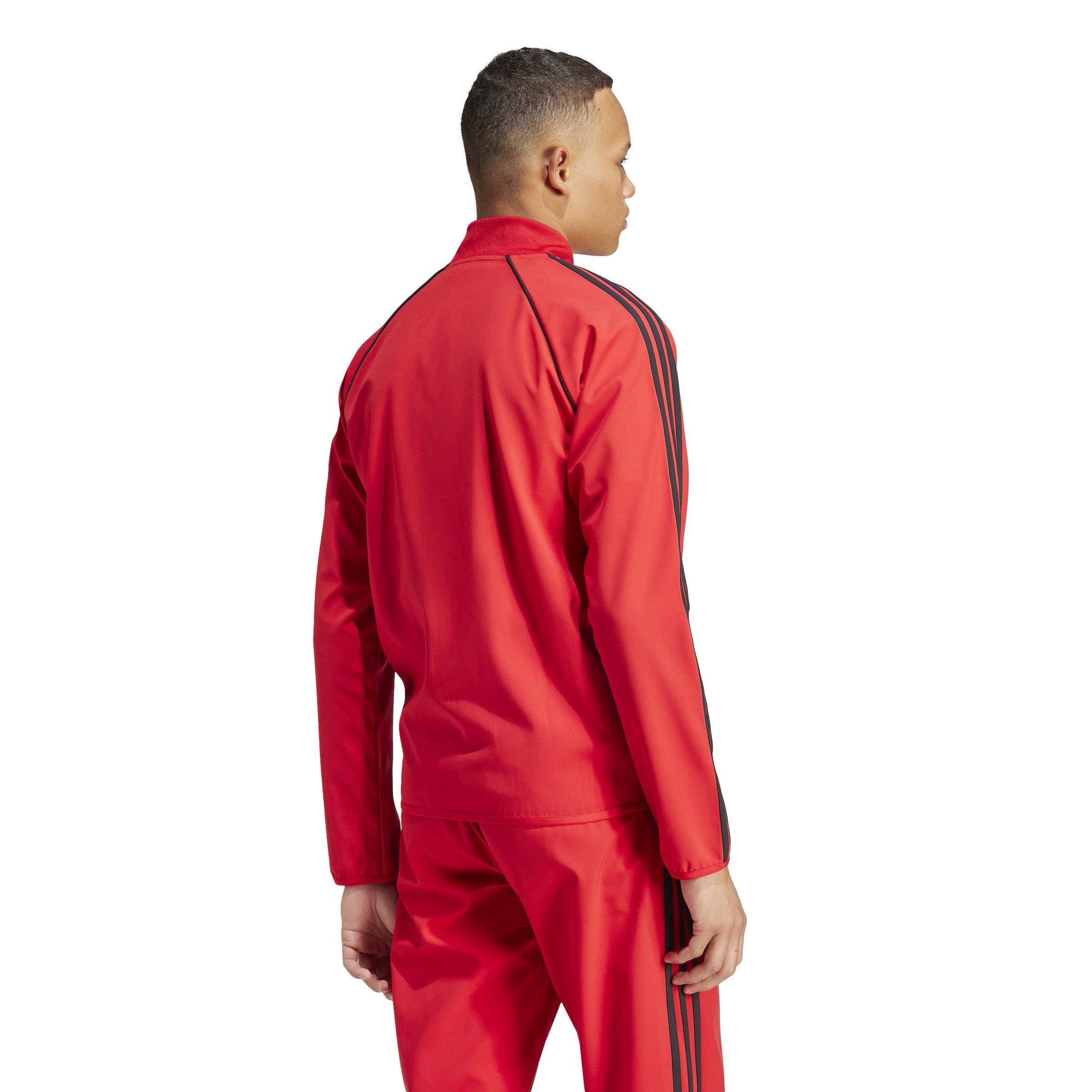 adidas Adicolor Classics SST 3-Stripes Men's Red Track Jacket