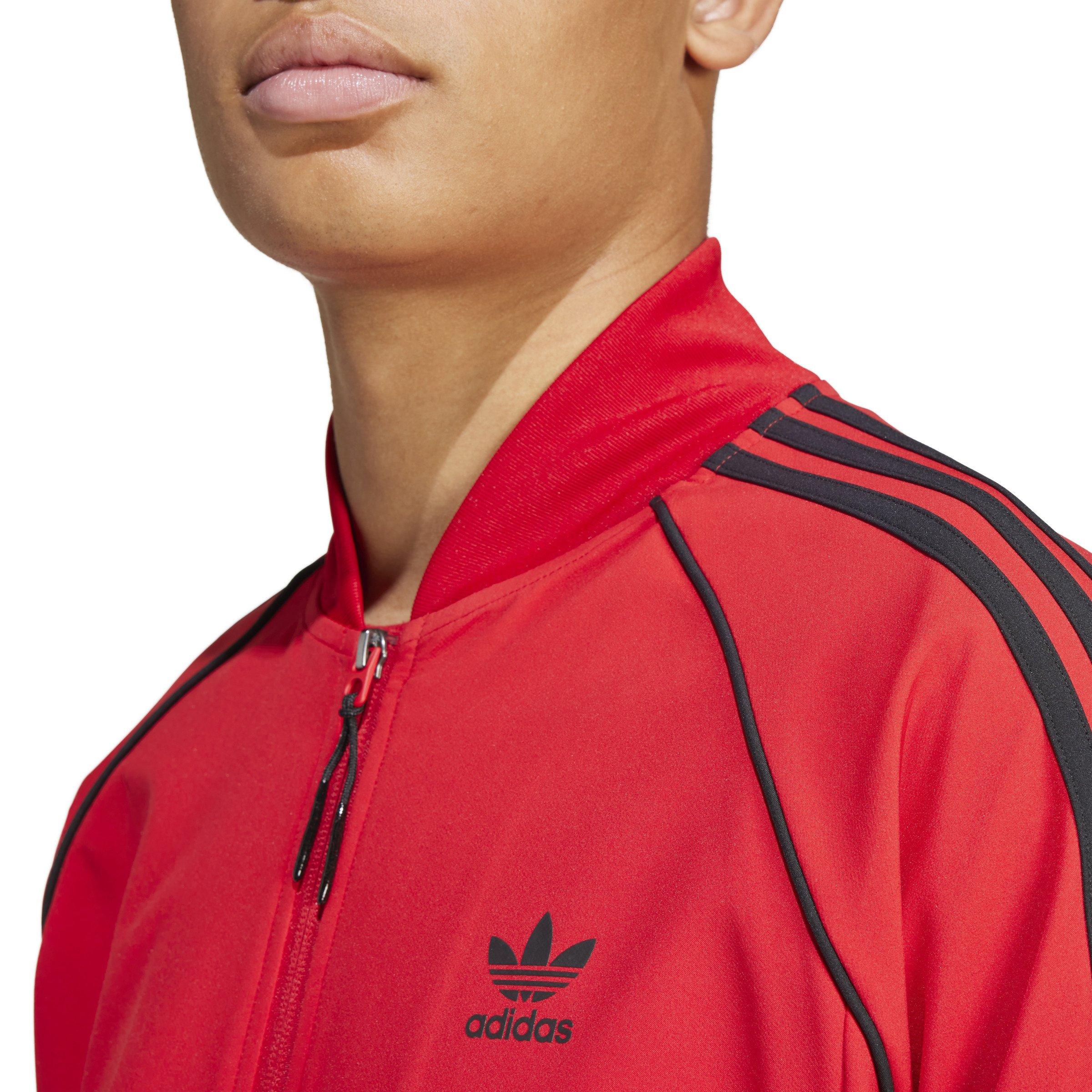 adidas Adicolor Classics SST 3-Stripes Men's Red Track Jacket