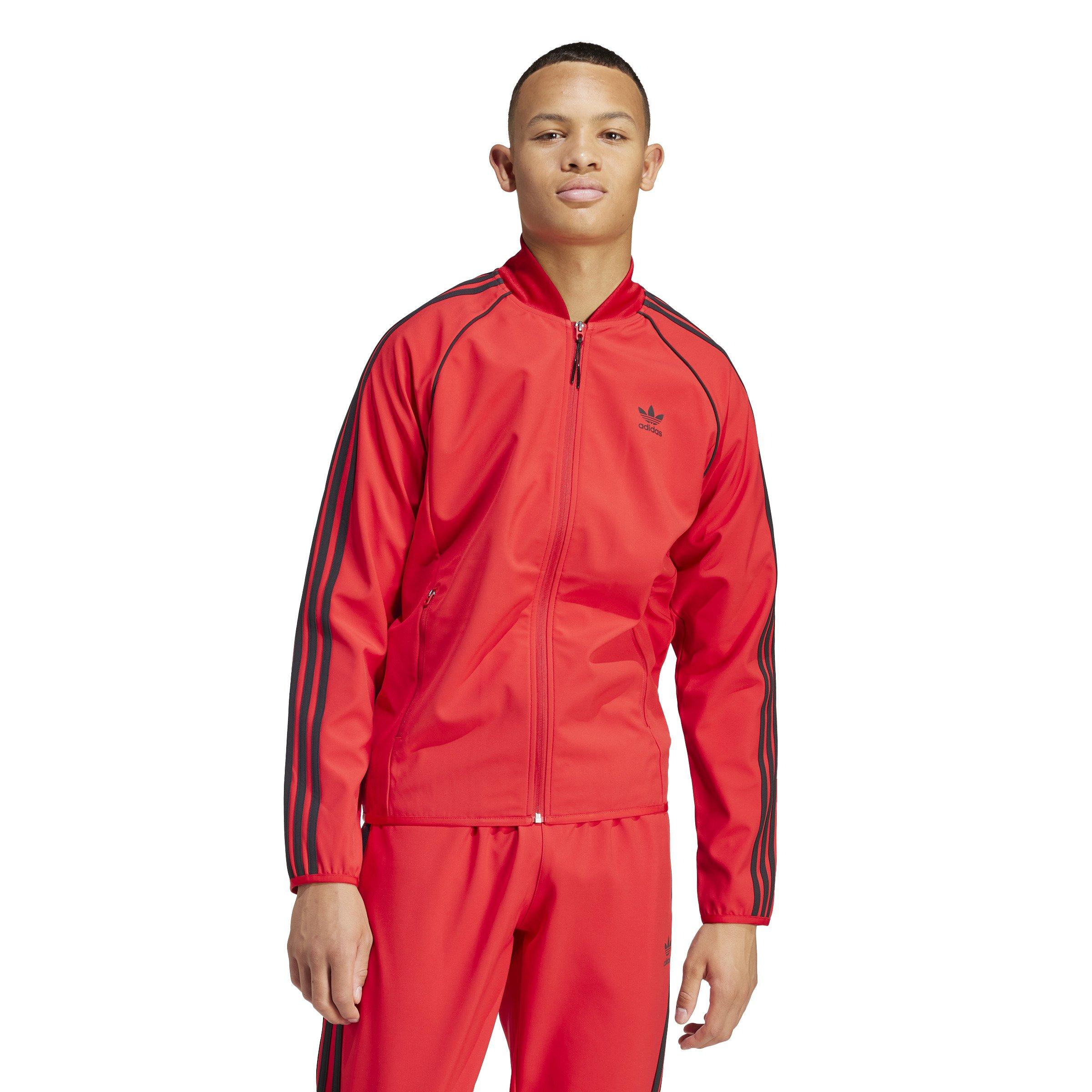 adidas Adicolor Classics SST 3-Stripes Men's Red Track Jacket