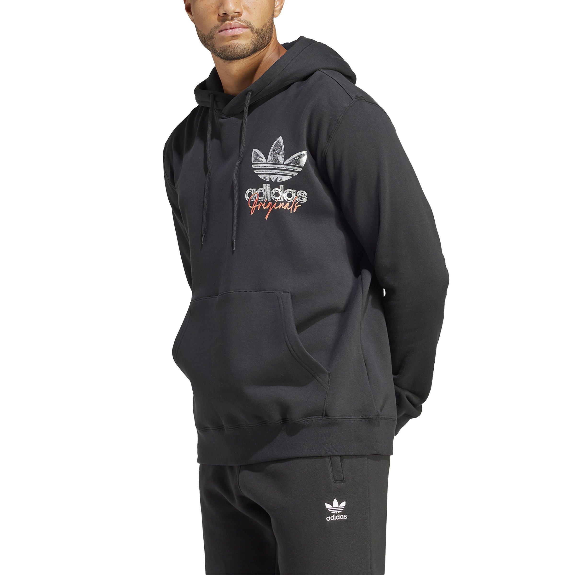 adidas Trefoil Pullover Men's Black Hoodie