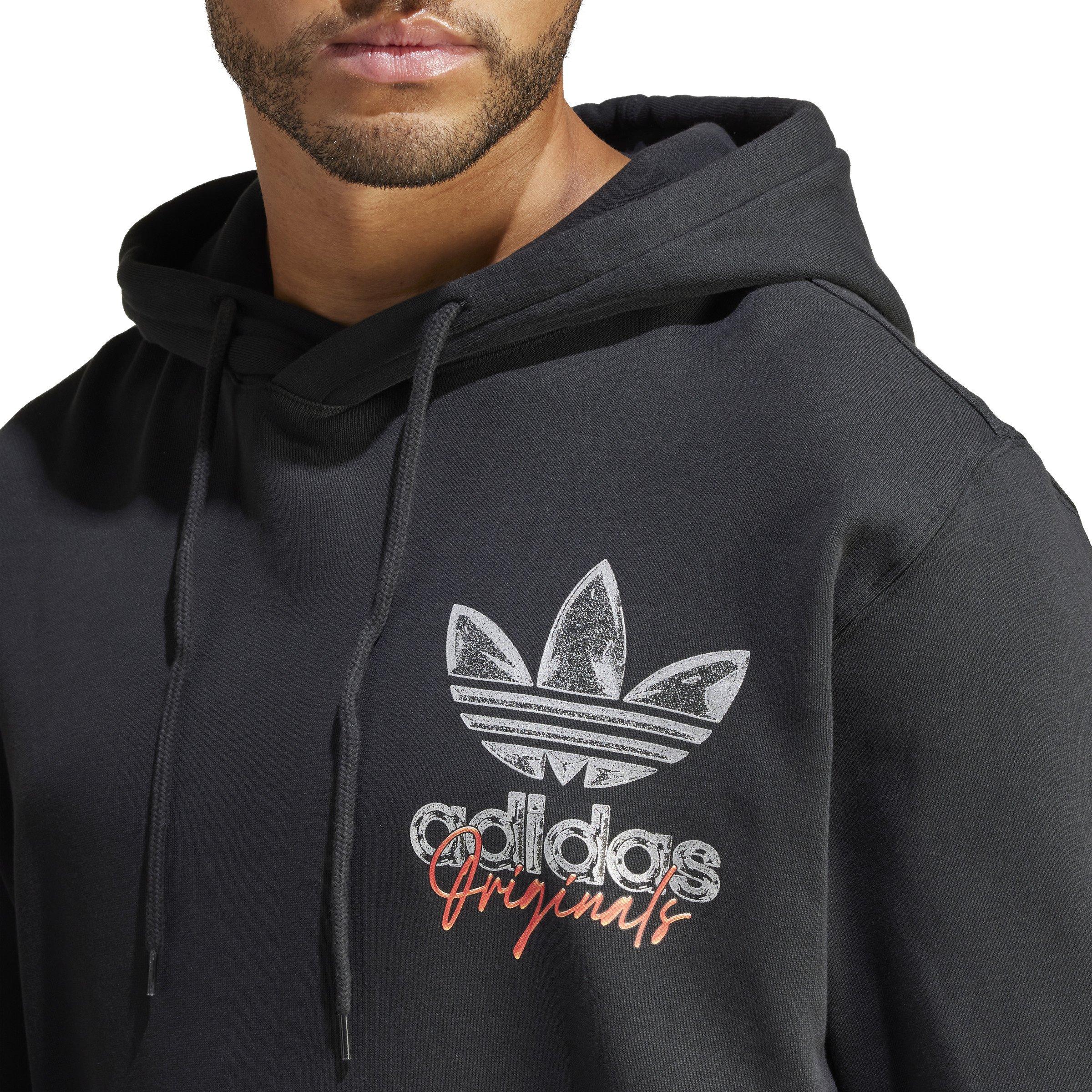 adidas Trefoil Pullover Men's Black Hoodie