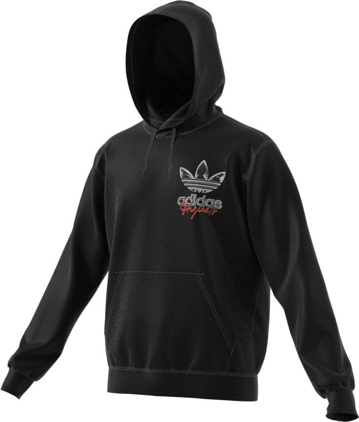 adidas Trefoil Pullover Men's Black Hoodie