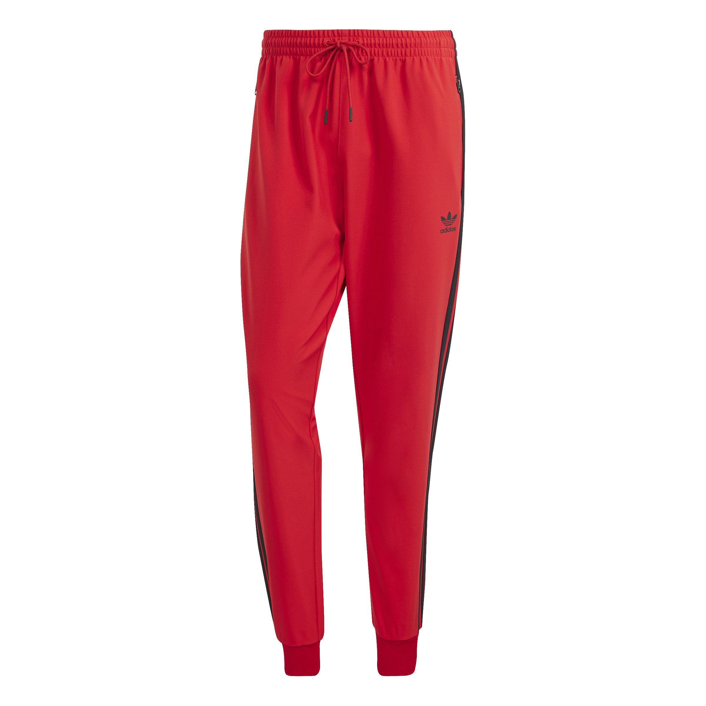 adidas Men's Adicolor Classics SST Track Pants-Red - Hibbett