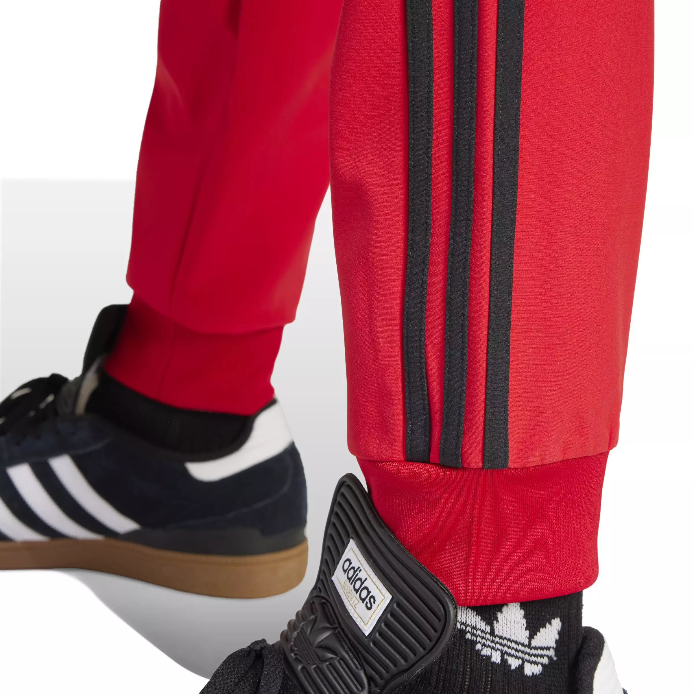 adidas Men's Adicolor Classics SST Track Pants-Red - RED