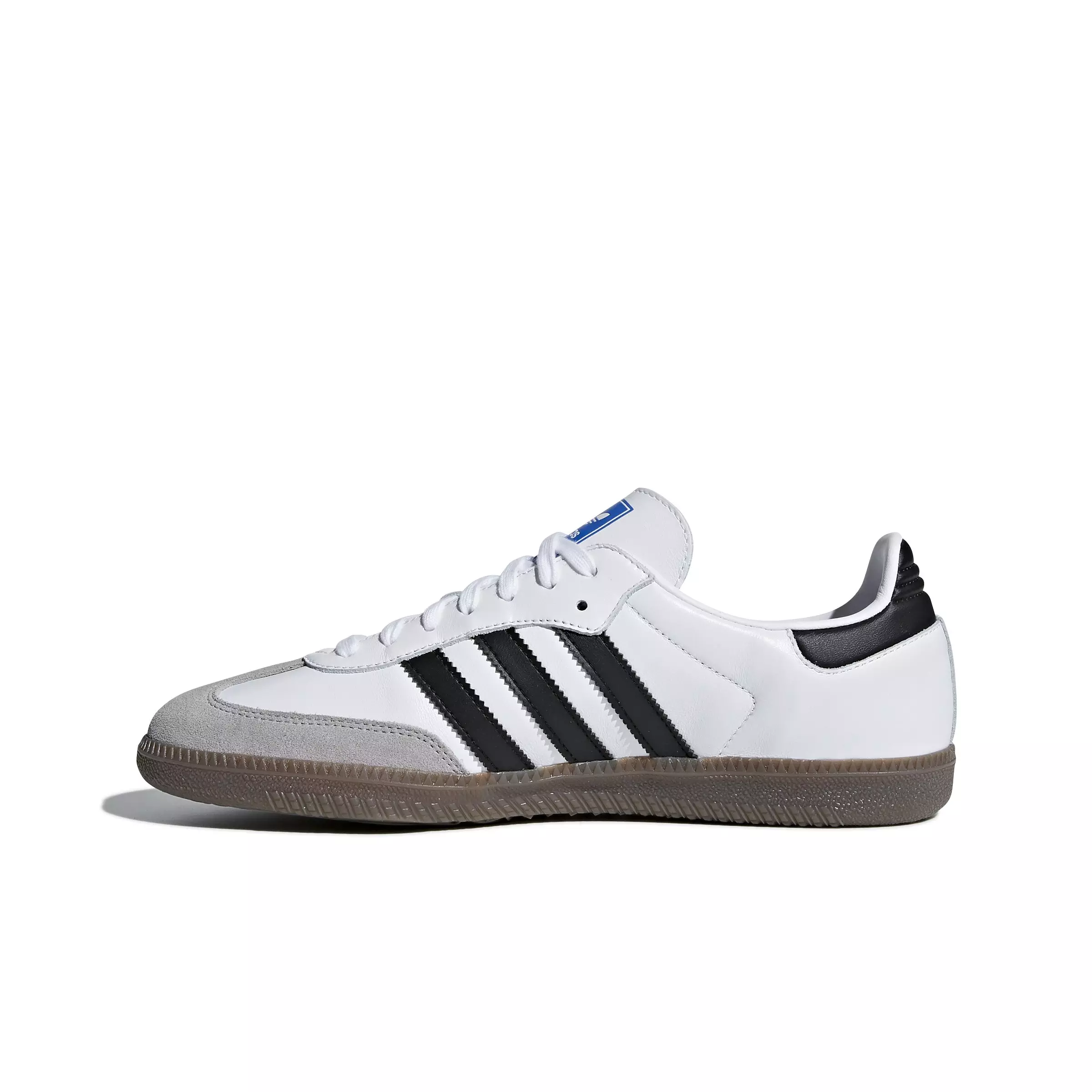 adidas Originals Samba OG "Cloud White/Core Black/Clear Granite" Men's Shoe - WHITE/BLACK