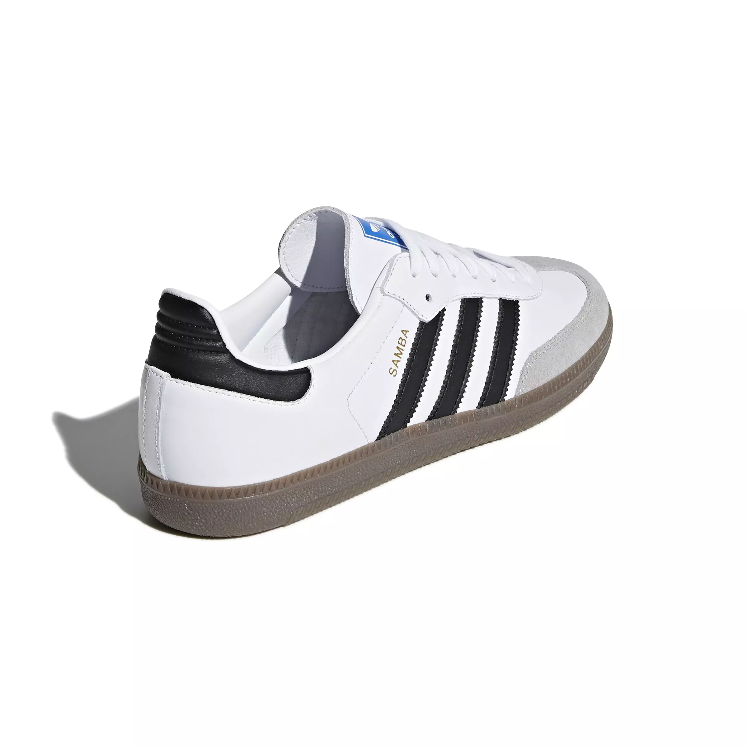 adidas Originals Samba OG "Cloud White/Core Black/Clear Granite" Men's Shoe - WHITE/BLACK