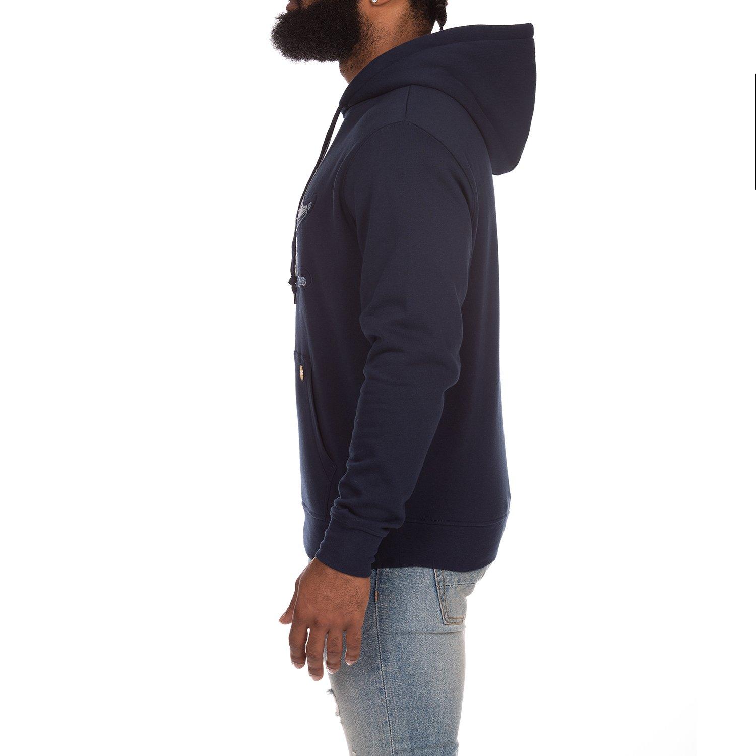 AKOO Denim Slick Men's Blue Hoodie