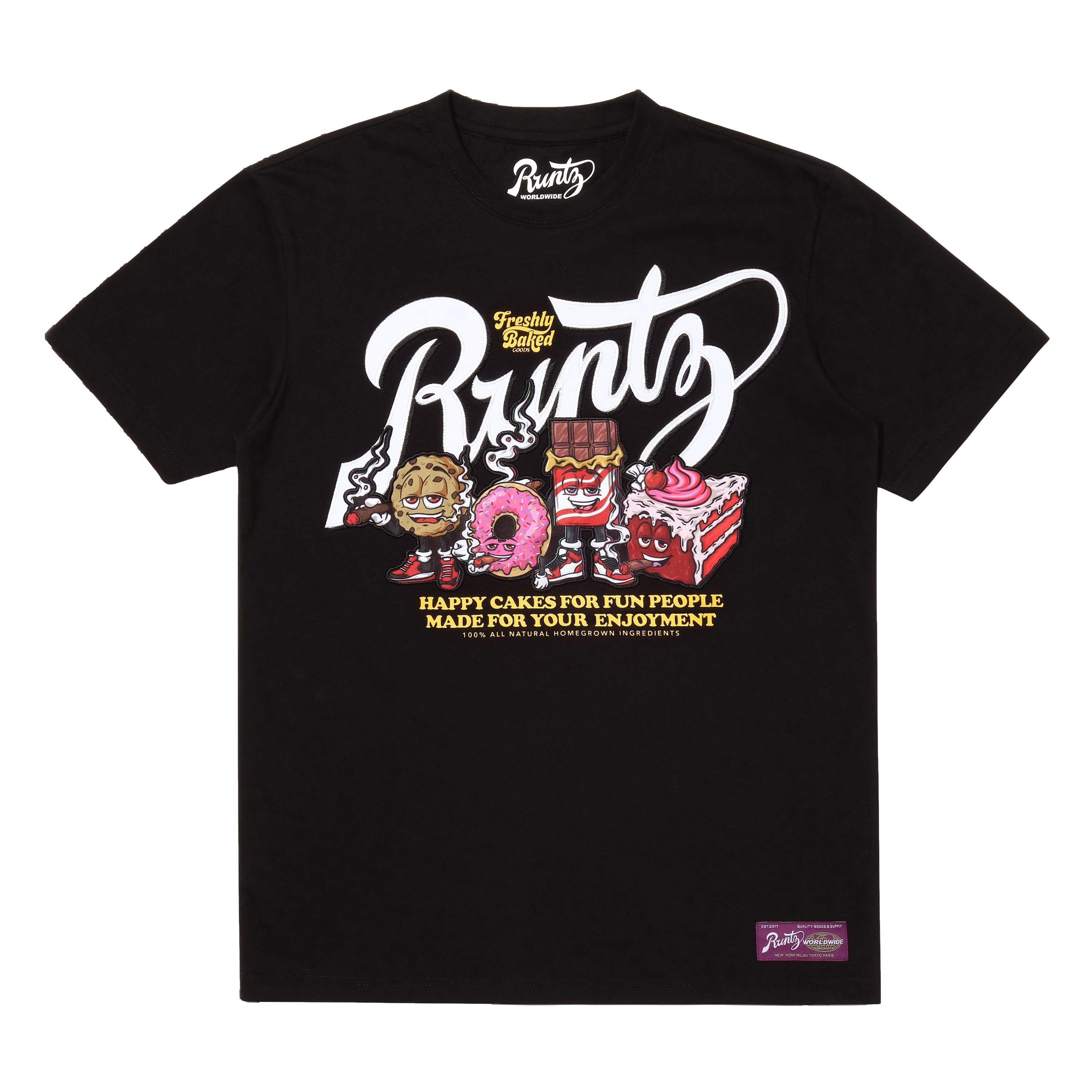 Runtz Men's Baked With Friends Tee - Black - BLACK