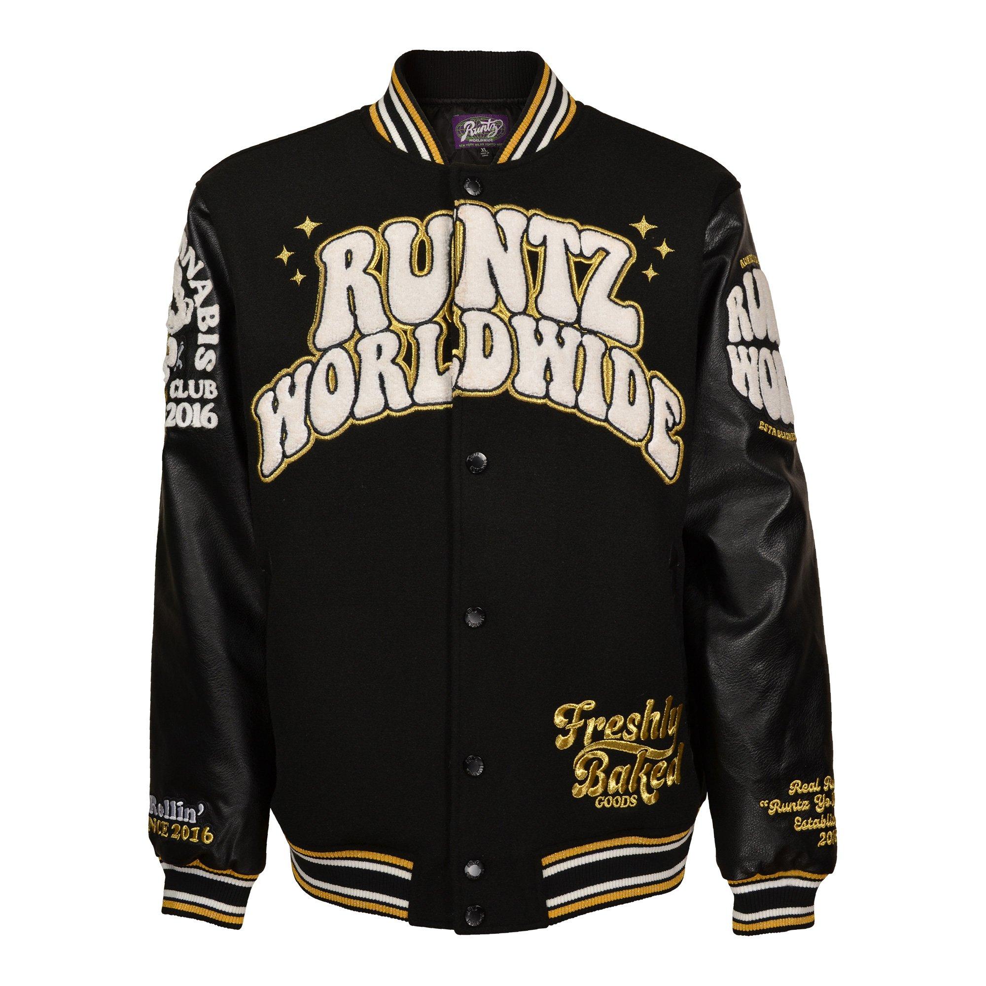 Runtz Men's Worldwide Club Jacket - BLACK