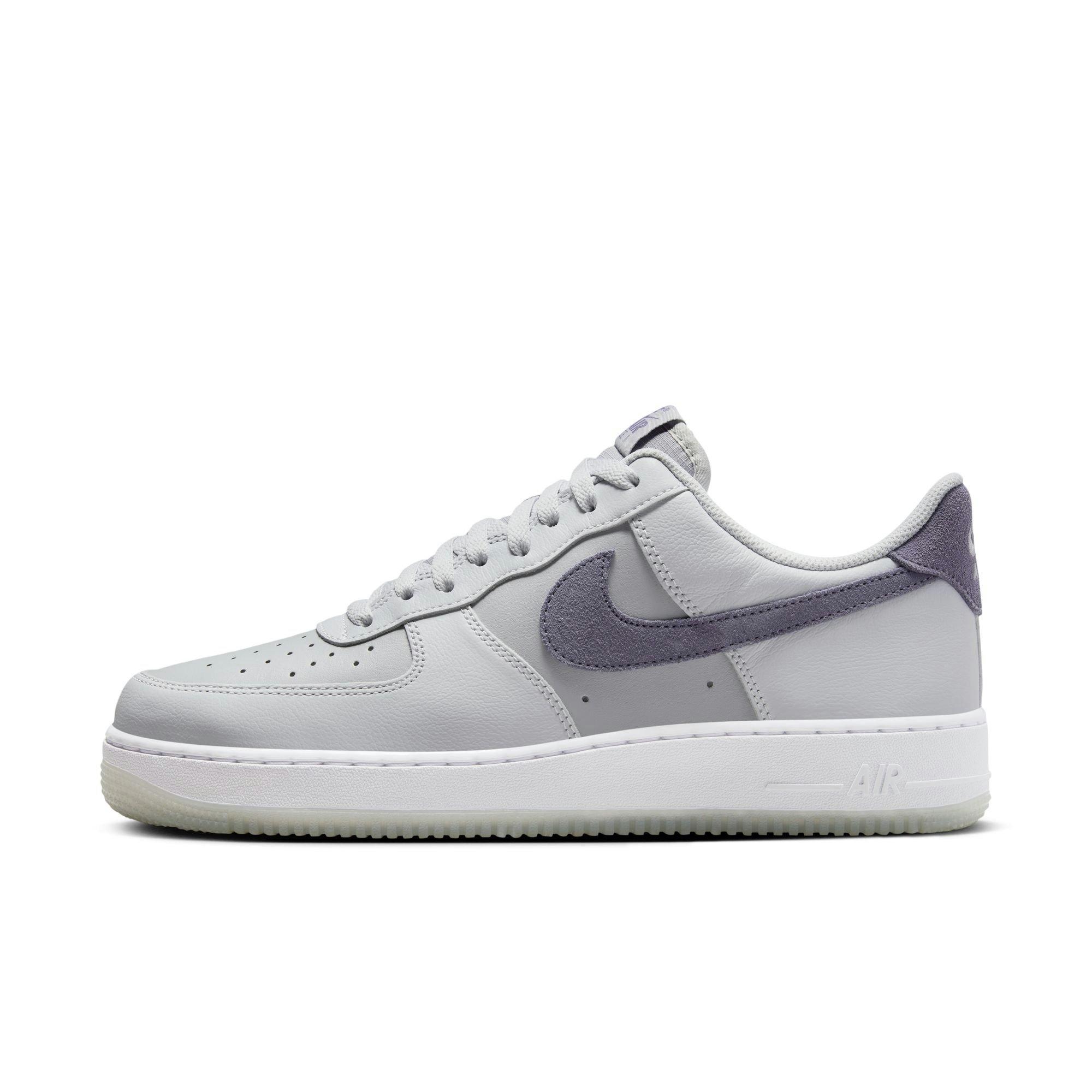 Nike Air Force 1 '07 LV8 "Pure Platinum/Light Carbon/Wolf Grey" Men's Shoe - SILVER Thumbnail View 3