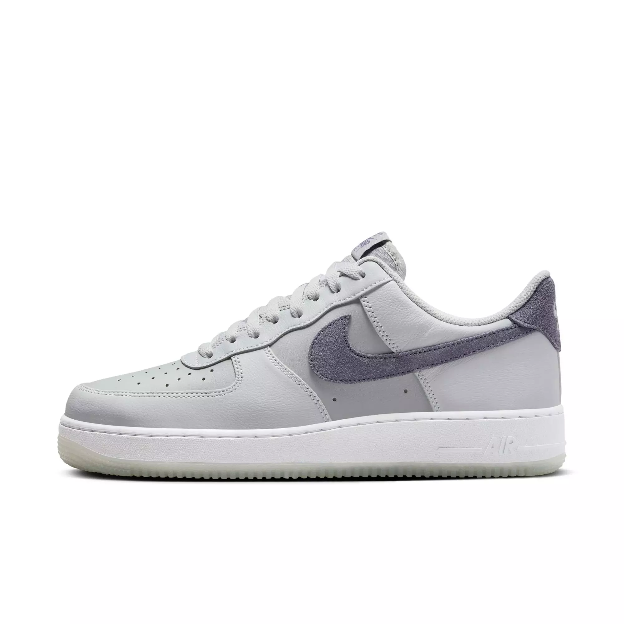 Nike Air Force 1 '07 LV8 "Pure Platinum/Light Carbon/Wolf Grey" Men's Shoe - SILVER