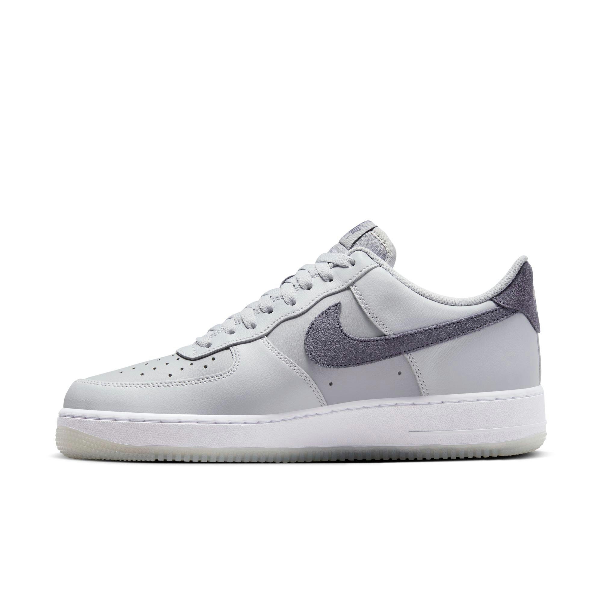 Nike Air Force 1 '07 LV8 "Pure Platinum/Light Carbon/Wolf Grey" Men's Shoe - SILVER Thumbnail View 4