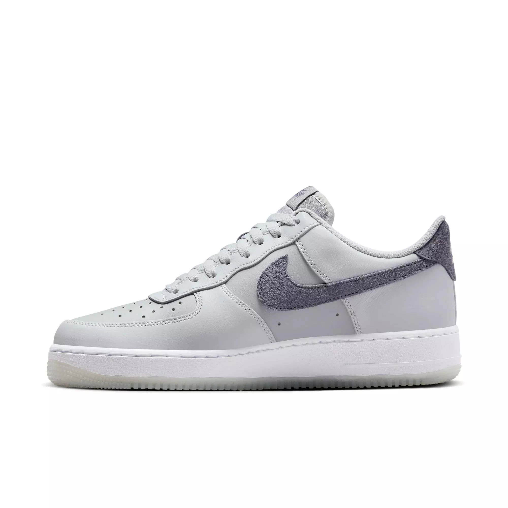 Nike Air Force 1 '07 LV8 "Pure Platinum/Light Carbon/Wolf Grey" Men's Shoe - SILVER