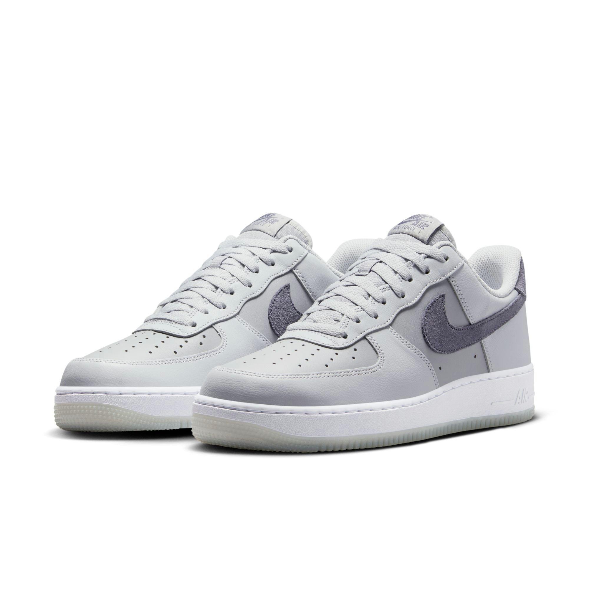 Nike Air Force 1 '07 LV8 "Pure Platinum/Light Carbon/Wolf Grey" Men's Shoe - SILVER Thumbnail View 5