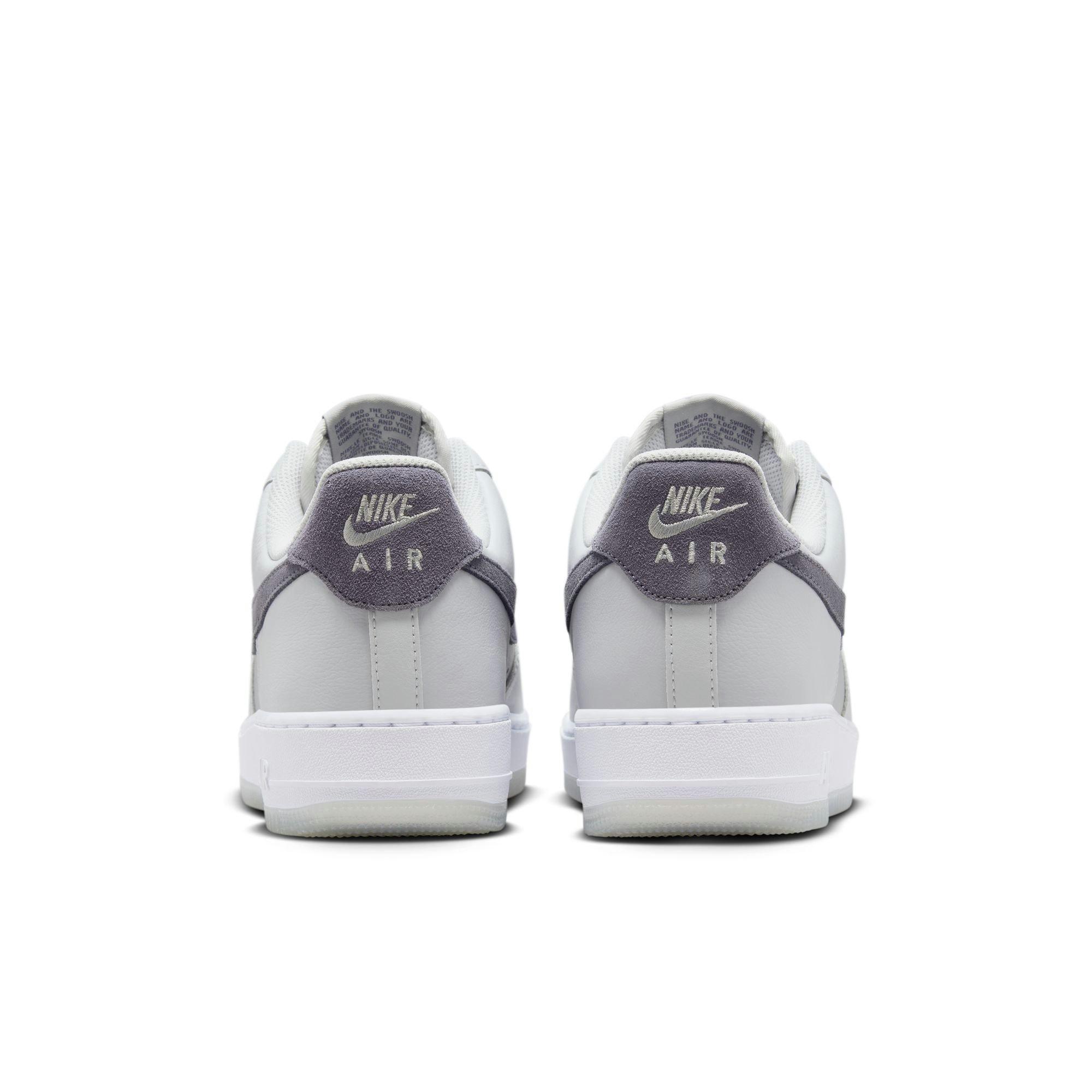 Nike Air Force 1 '07 LV8 "Pure Platinum/Light Carbon/Wolf Grey" Men's Shoe - SILVER Thumbnail View 6