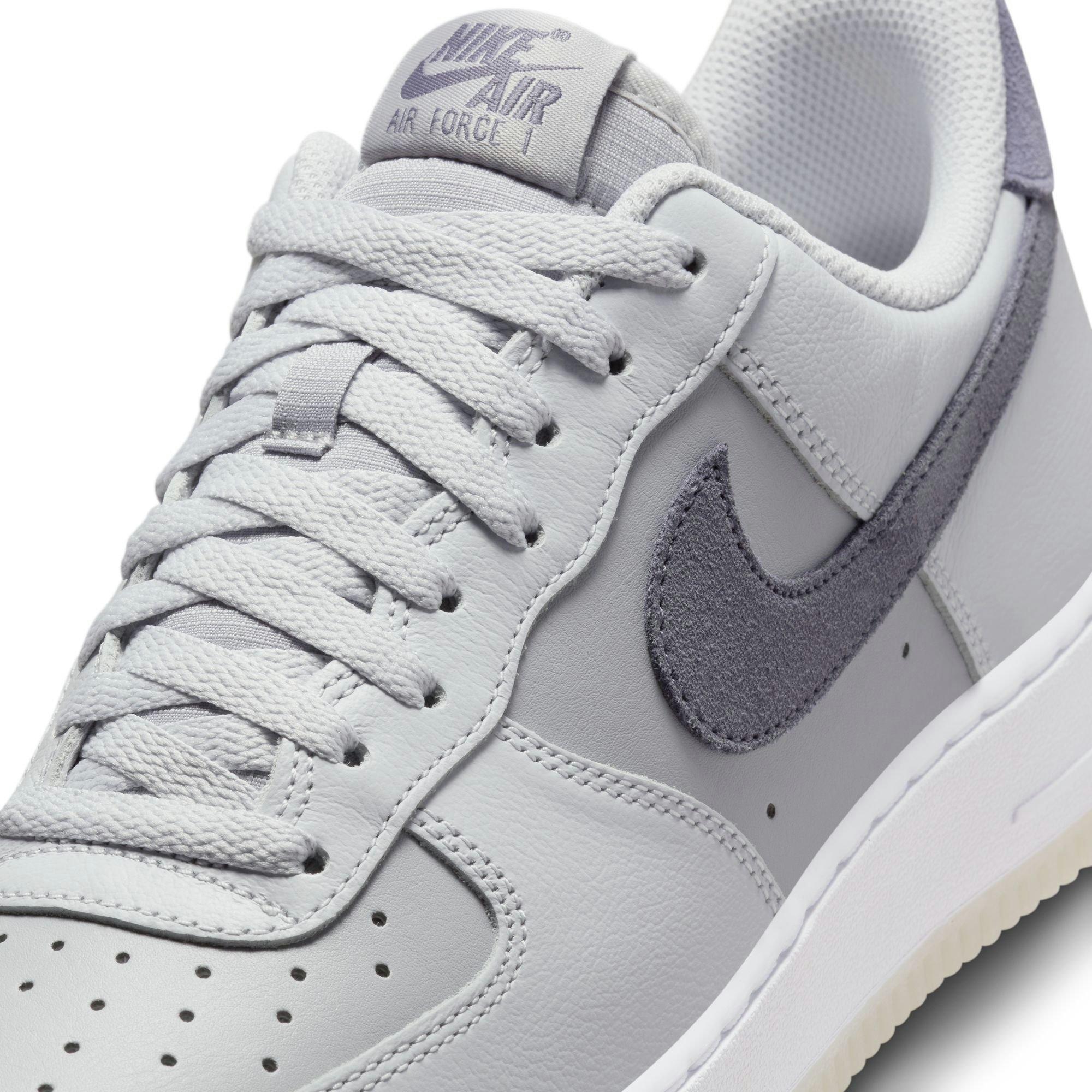 Nike Air Force 1 '07 LV8 "Pure Platinum/Light Carbon/Wolf Grey" Men's Shoe - SILVER Thumbnail View 10