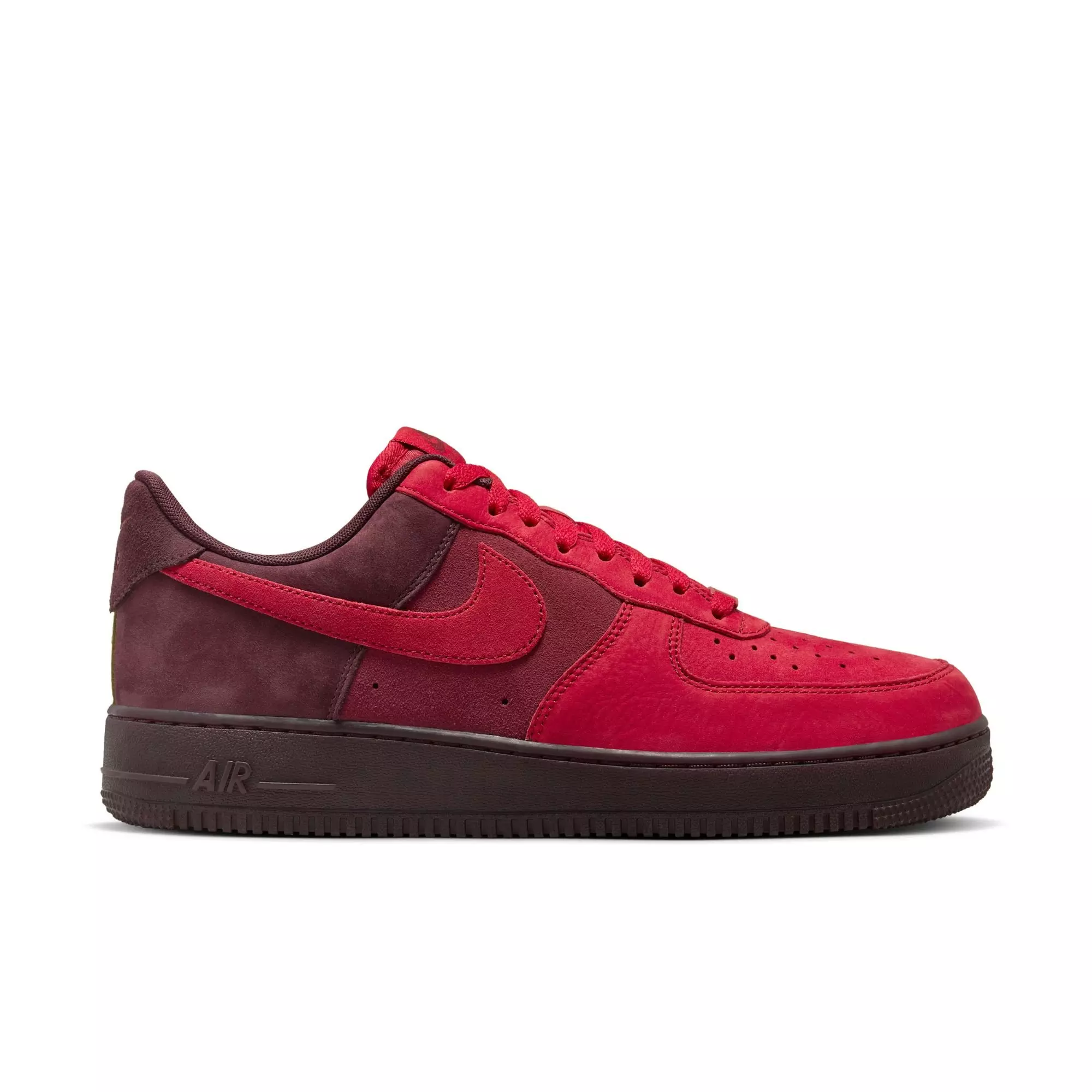 Nike Air Force 1 '07 "Gym Red/Burgundy Crush/Team Red" Men's Shoe - RED