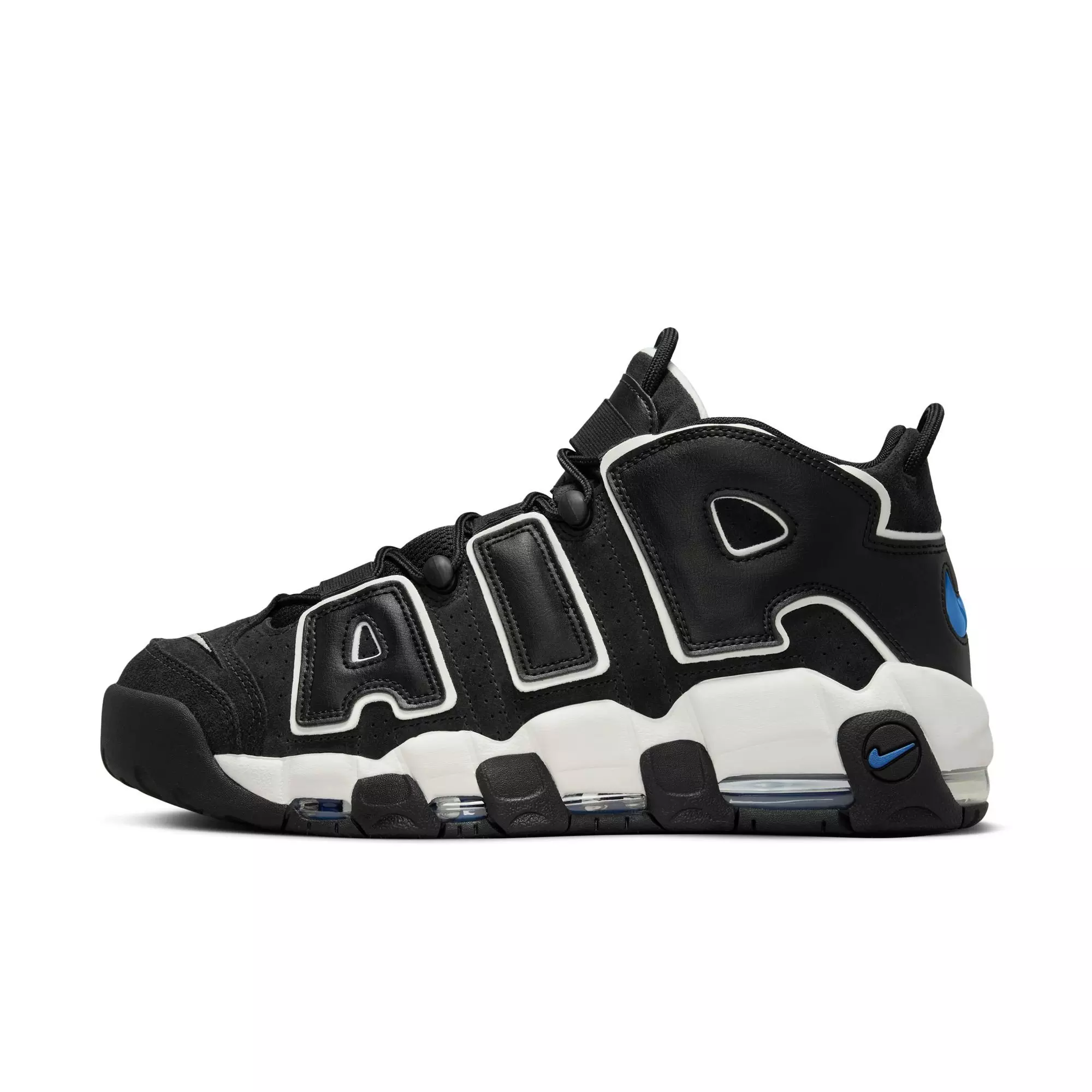 Nike Air More Uptempo '96 Scottie Pippen "Black/Star Blue/Summit White/Sail" Men's Shoe - BLACK/BLUE