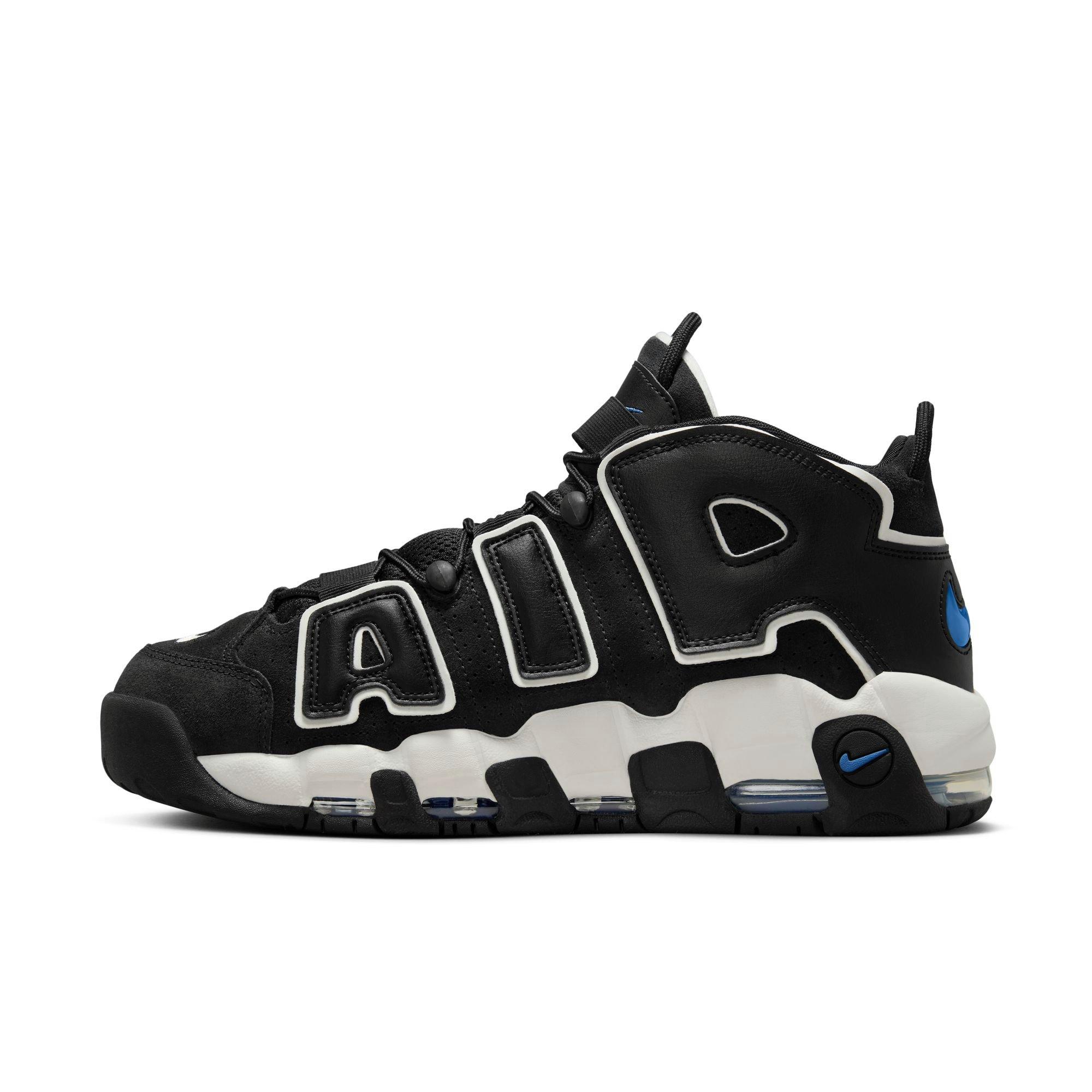 Nike Air More Uptempo '96 Scottie Pippen "Black/Star Blue/Summit White/Sail" Men's Shoe - BLACK/BLUE Thumbnail View 4