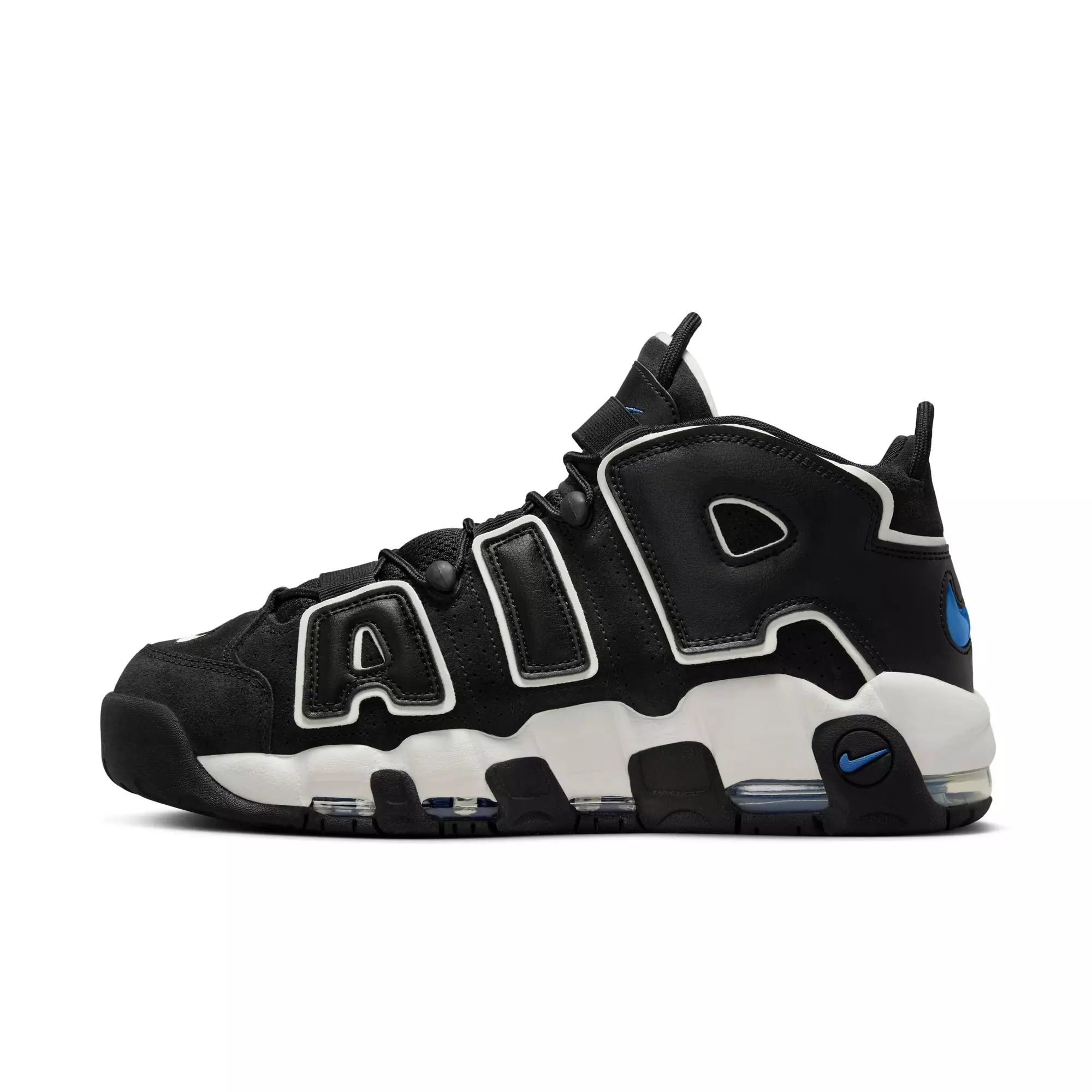 Nike Air More Uptempo '96 Scottie Pippen "Black/Star Blue/Summit White/Sail" Men's Shoe - BLACK/BLUE