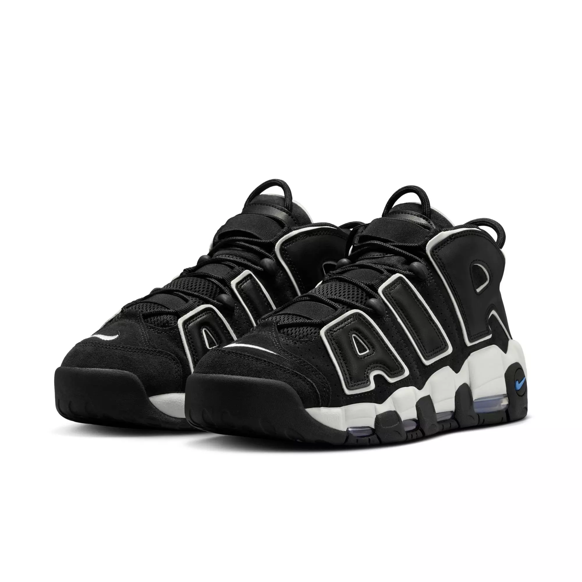 Nike Air More Uptempo '96 Scottie Pippen "Black/Star Blue/Summit White/Sail" Men's Shoe - BLACK/BLUE