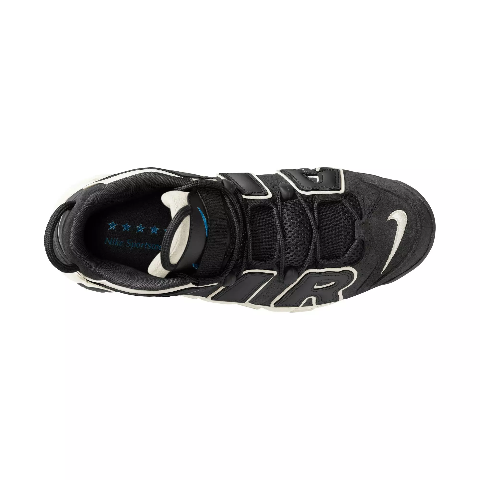 Nike Air More Uptempo '96 Scottie Pippen "Black/Star Blue/Summit White/Sail" Men's Shoe - BLACK/BLUE