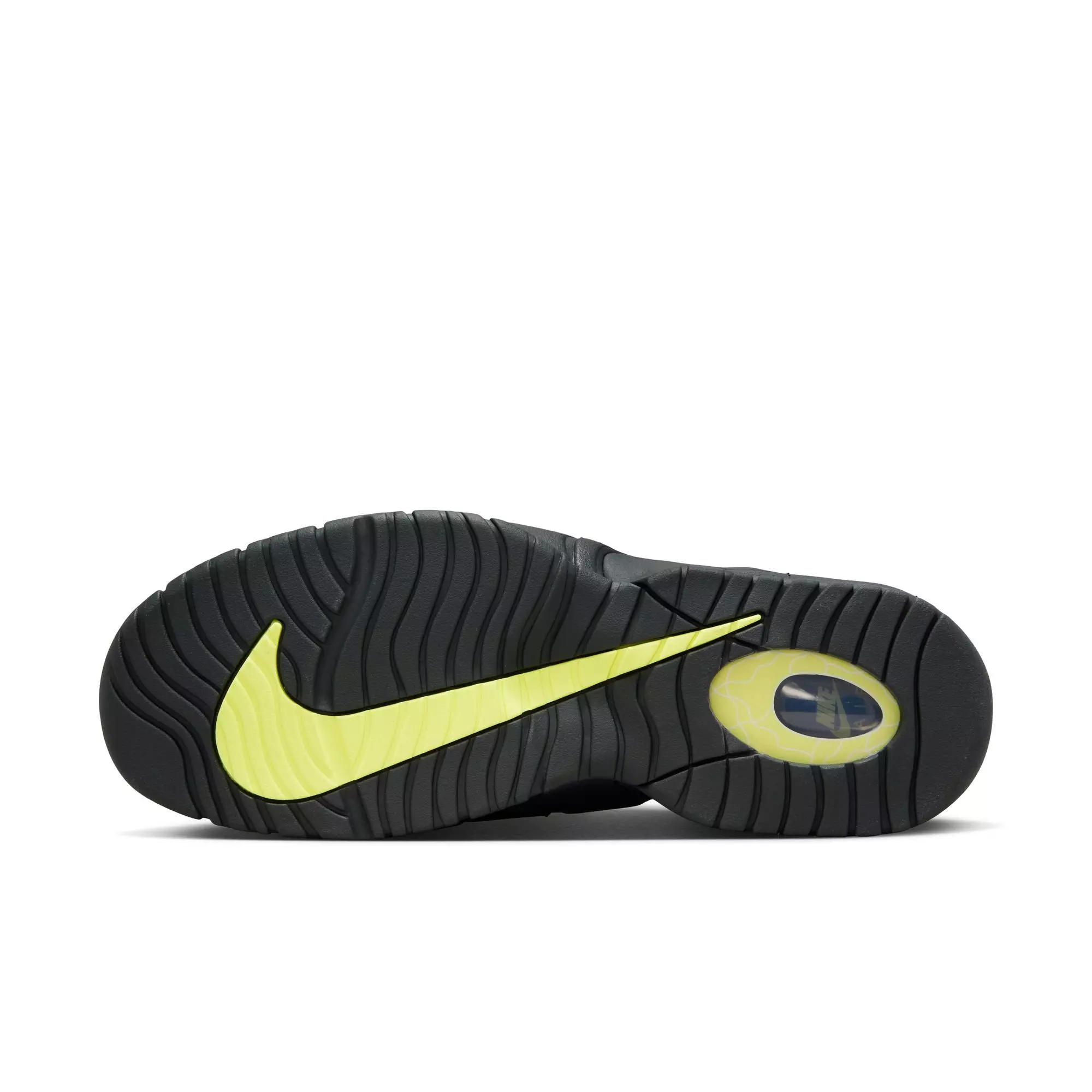 Nike Air Max Penny "White/Lt Lemon Twist/Field Purple" Men's Basketball Shoe - WHITE/YELLOW