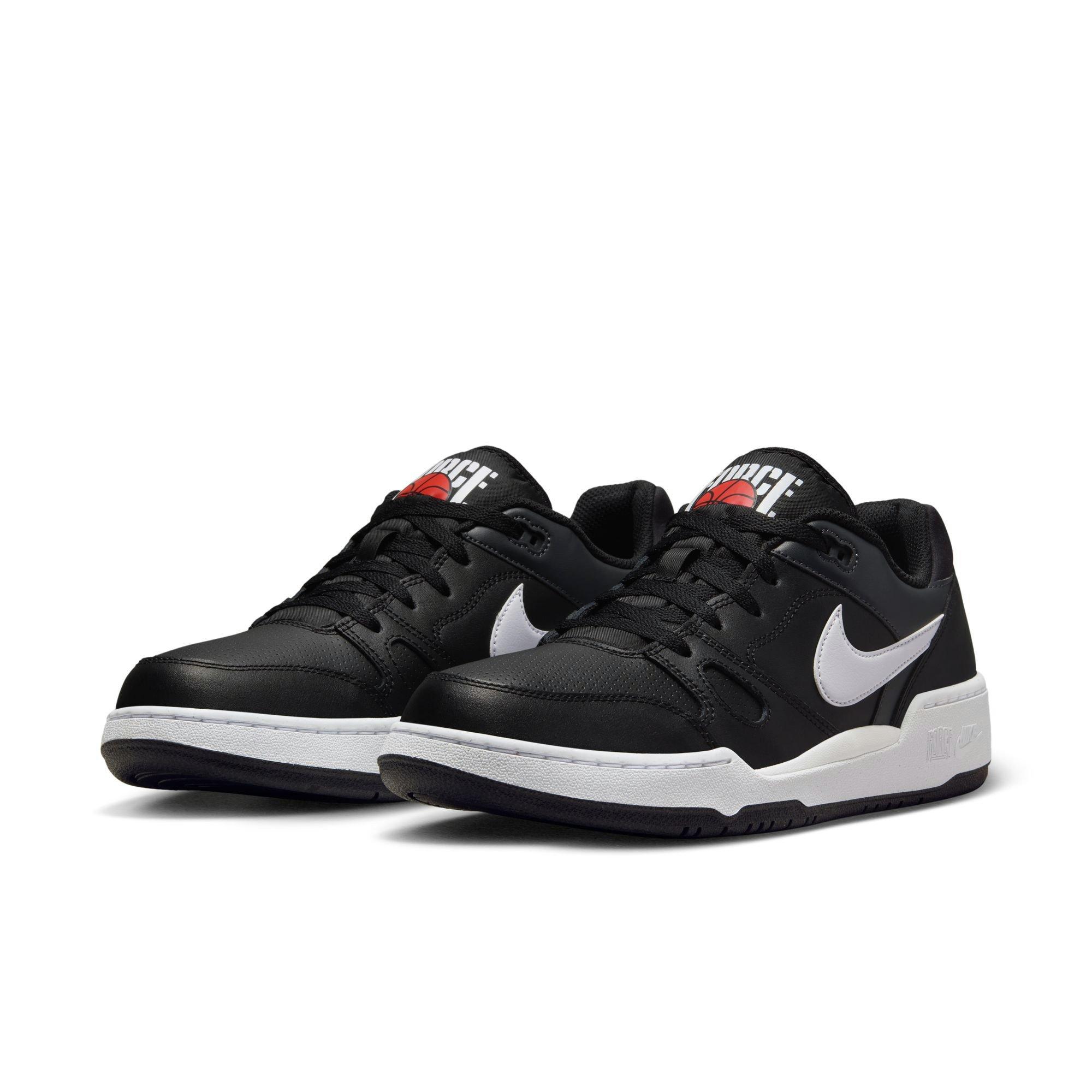 Nike Full Force Low "Black/White/Anthracite/Sail" Men's Shoe - BLACK/WHITE Thumbnail View 5