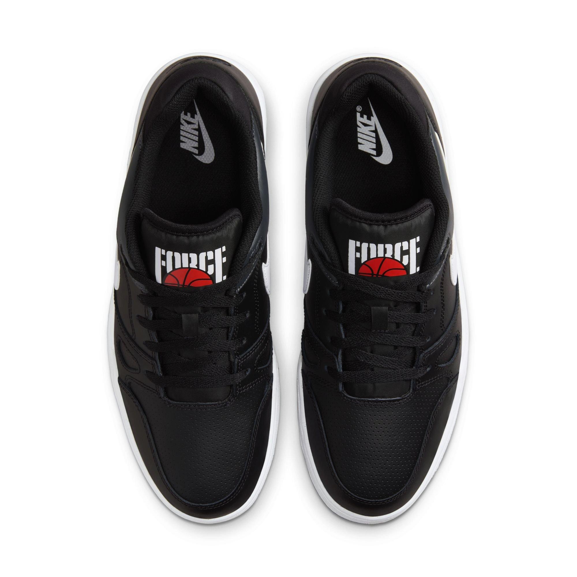 Nike Full Force Low "Black/White/Anthracite/Sail" Men's Shoe - BLACK/WHITE Thumbnail View 7