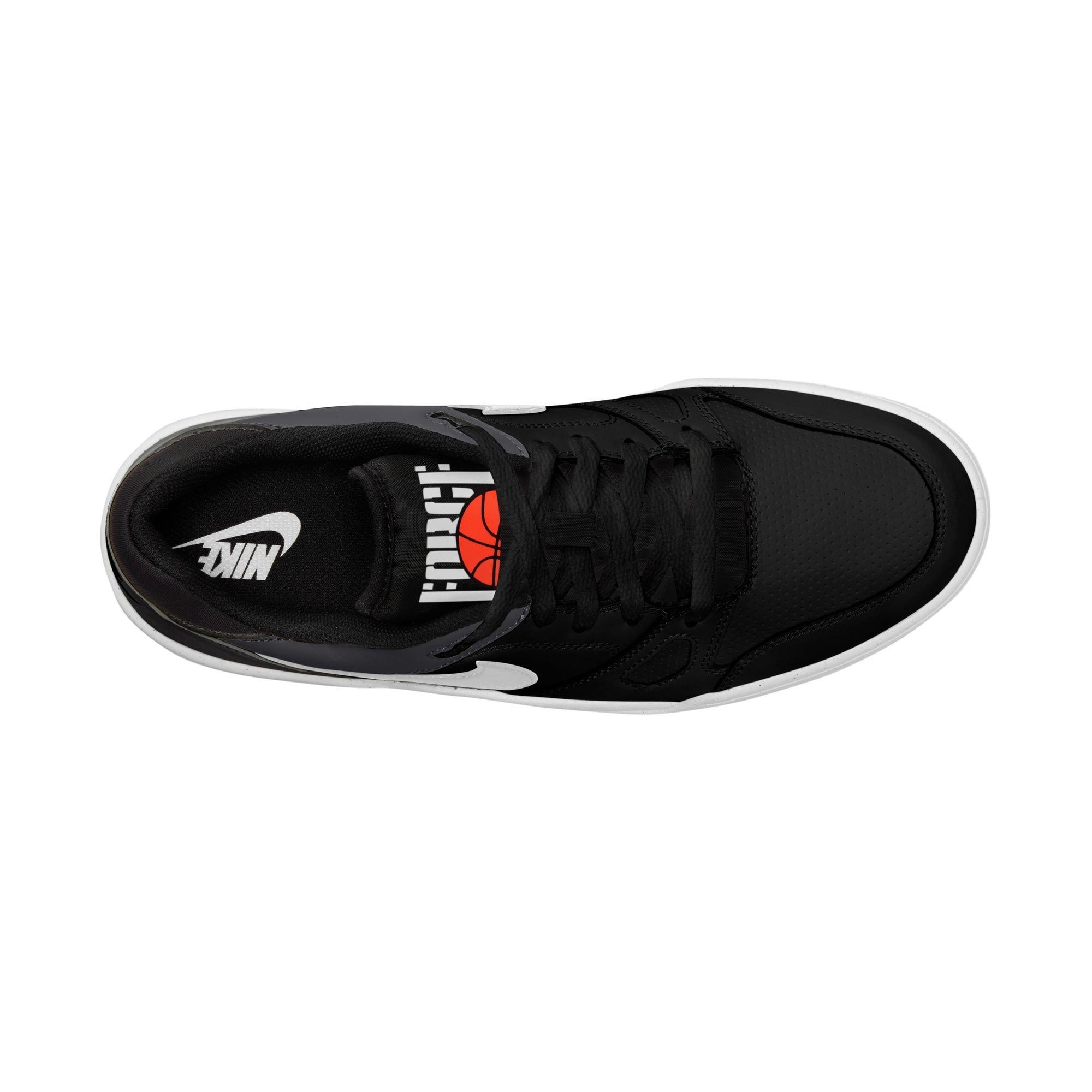 Nike Full Force Low "Black/White/Anthracite/Sail" Men's Shoe - BLACK/WHITE Thumbnail View 8