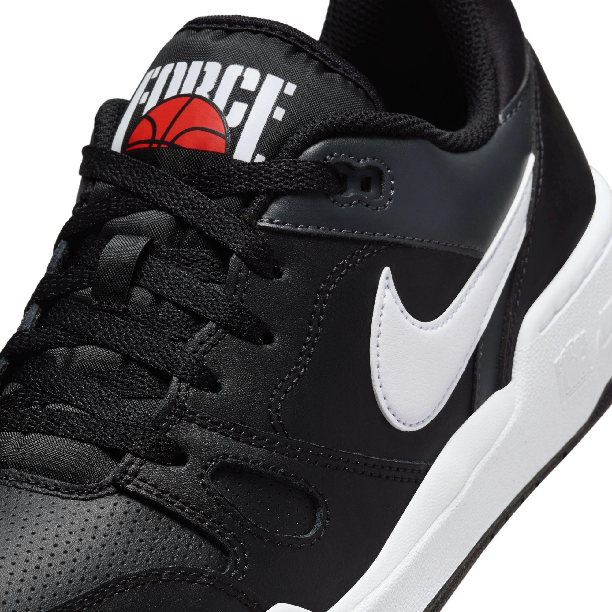 Nike Full Force Low "Black/White/Anthracite/Sail" Men's Shoe - BLACK/WHITE Thumbnail View 10