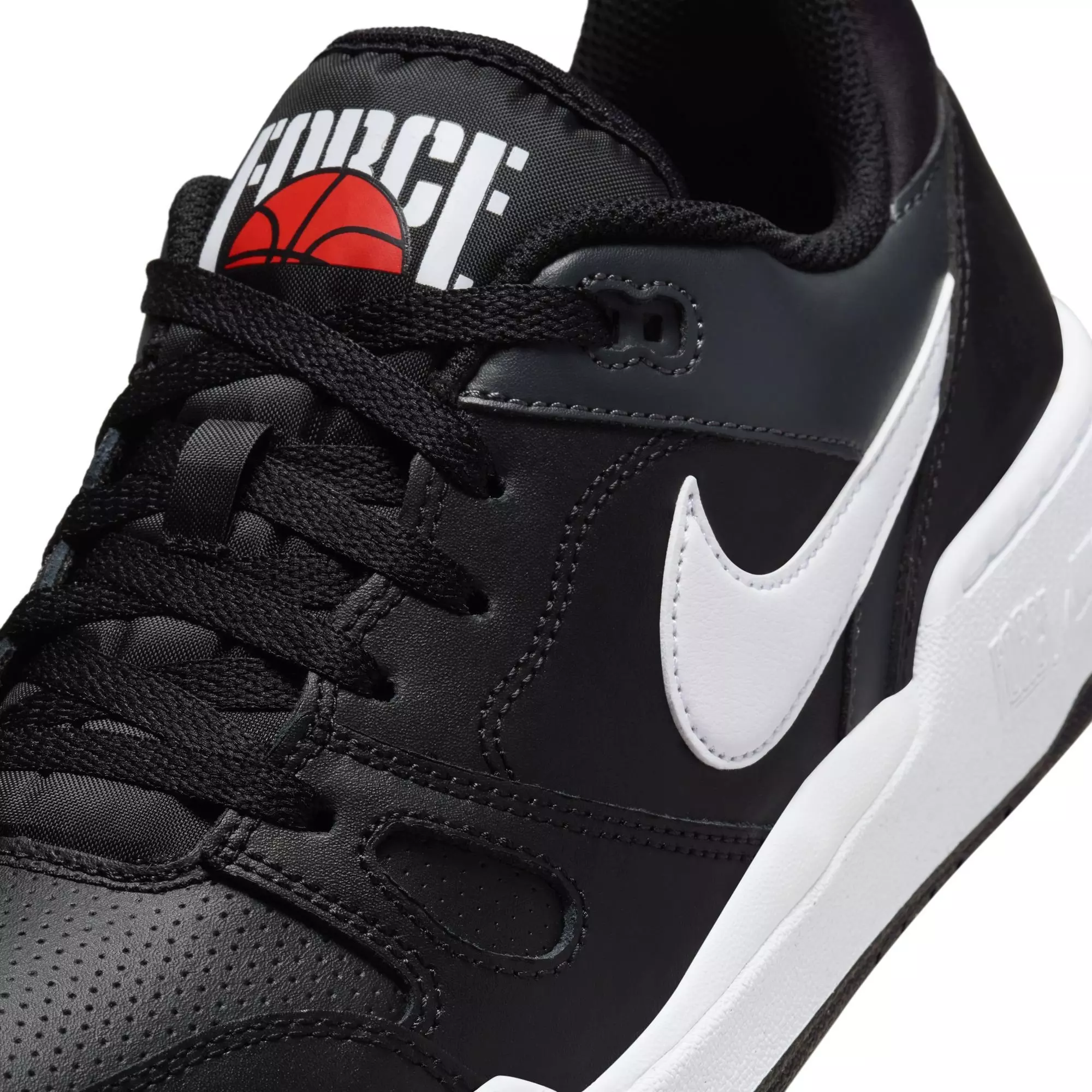 Nike Full Force Low "Black/White/Anthracite/Sail" Men's Shoe - BLACK/WHITE