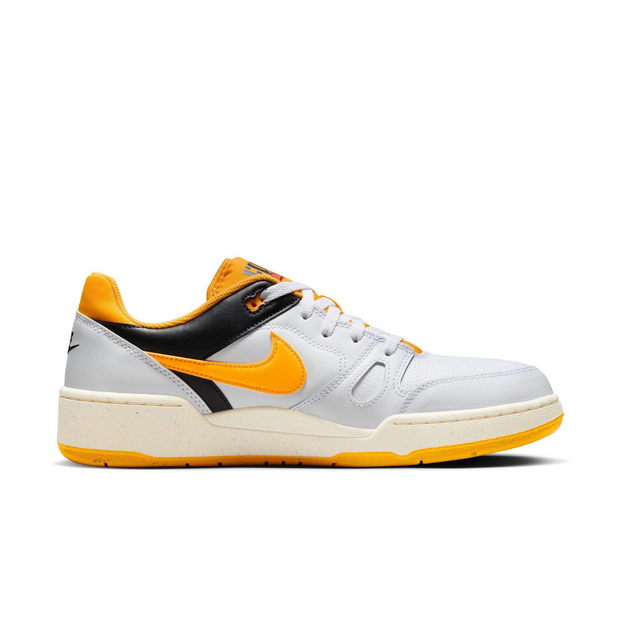Nike Full Force Low "White/University Gold/Black/Sail" Men's Shoe - WHITE/YELLOW Thumbnail View 2