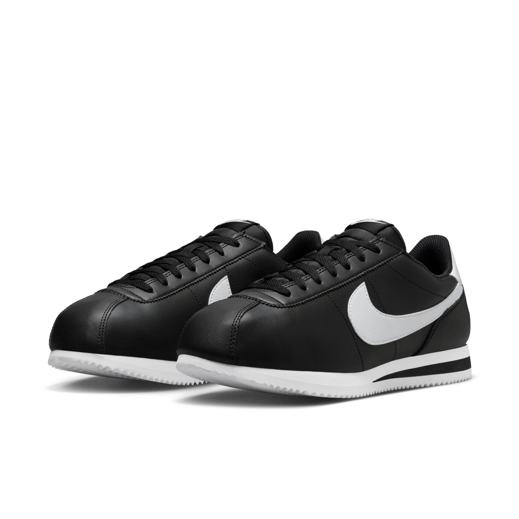Nike Cortez "Black/White" Men's Shoe - BLACK/WHITE Thumbnail View 5