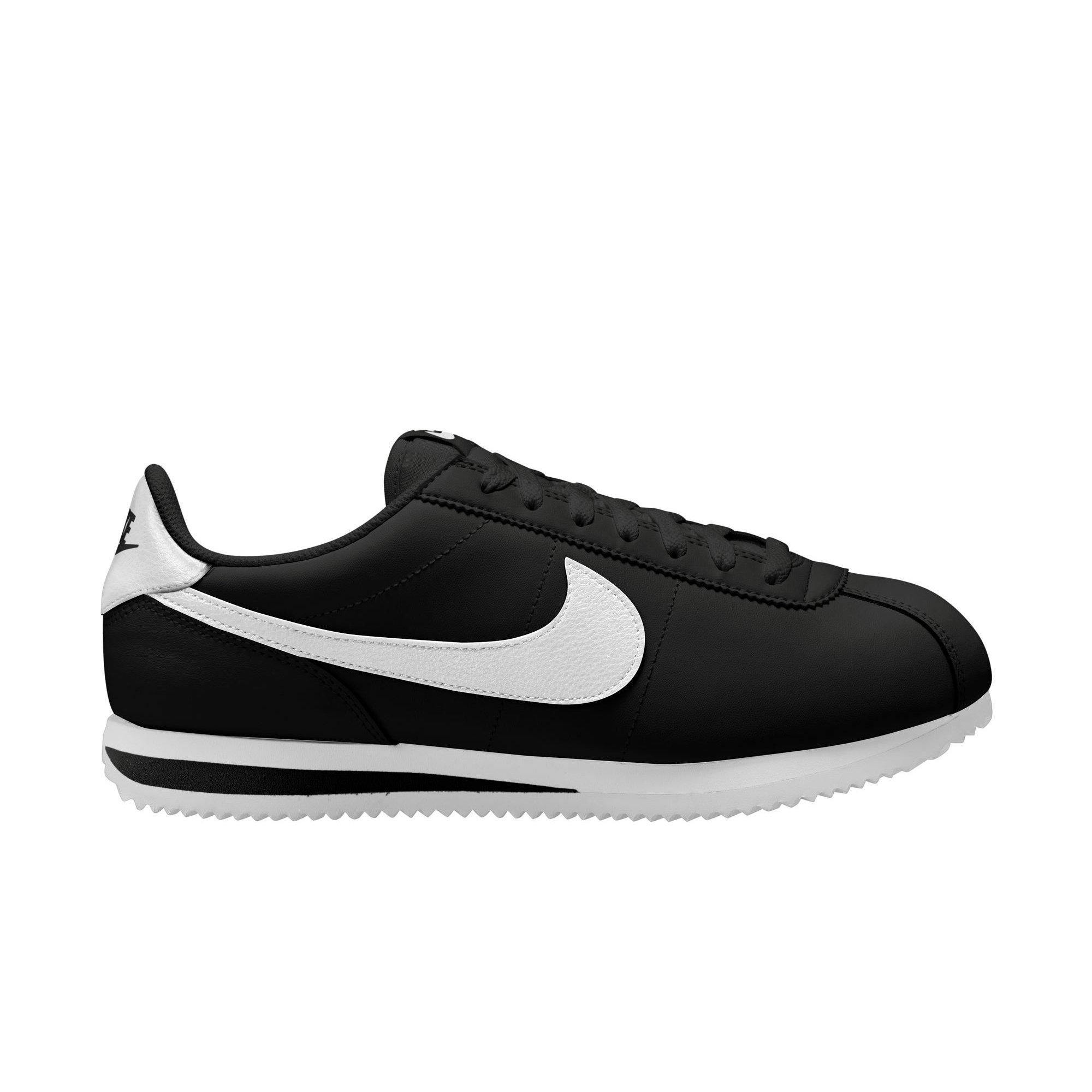 Nike Cortez "Black/White" Men's Shoe - BLACK/WHITE Thumbnail View 1