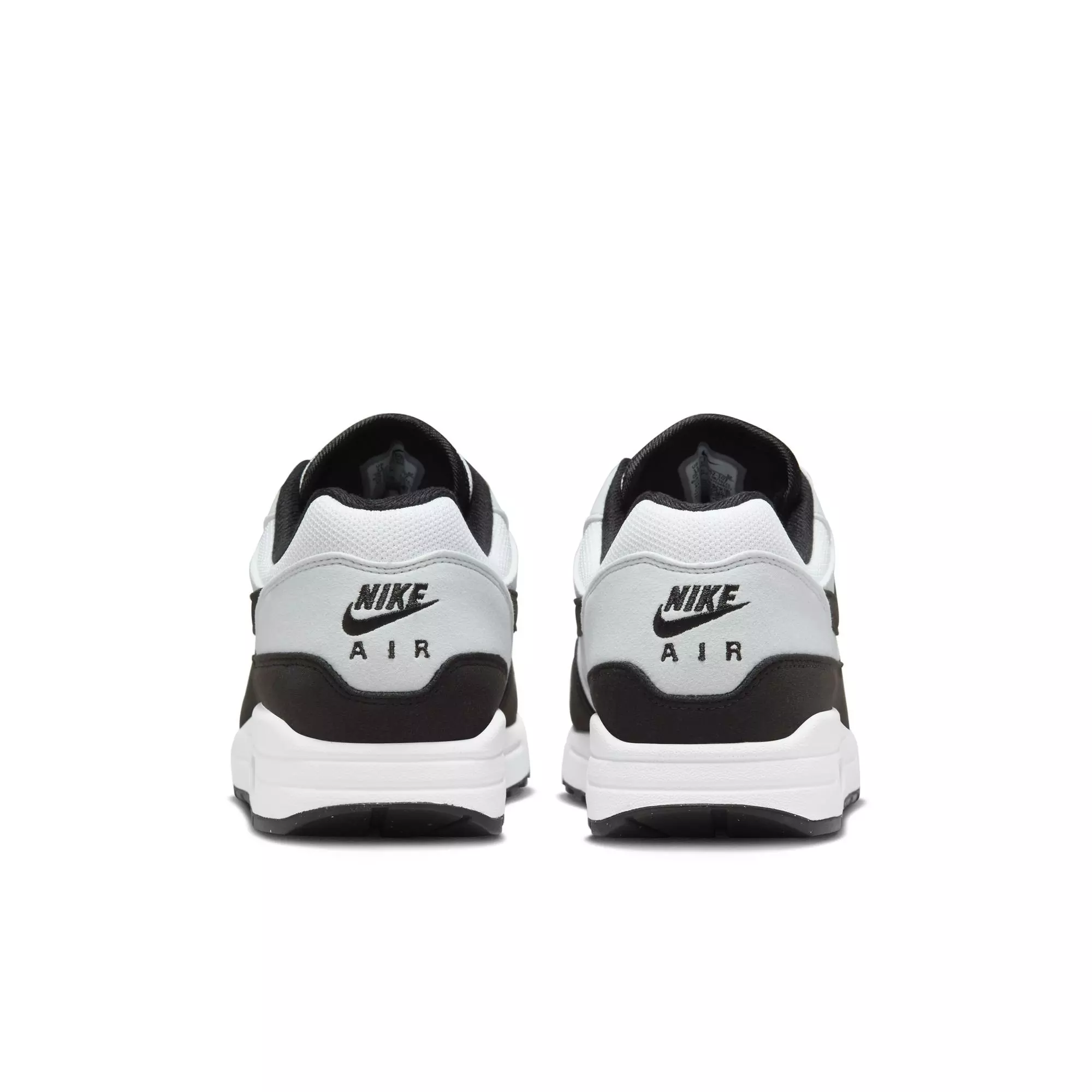 Nike Air Max 1 "White/Black/Pure Platinum" Men's Shoe - WHITE/BLACK/SILVER