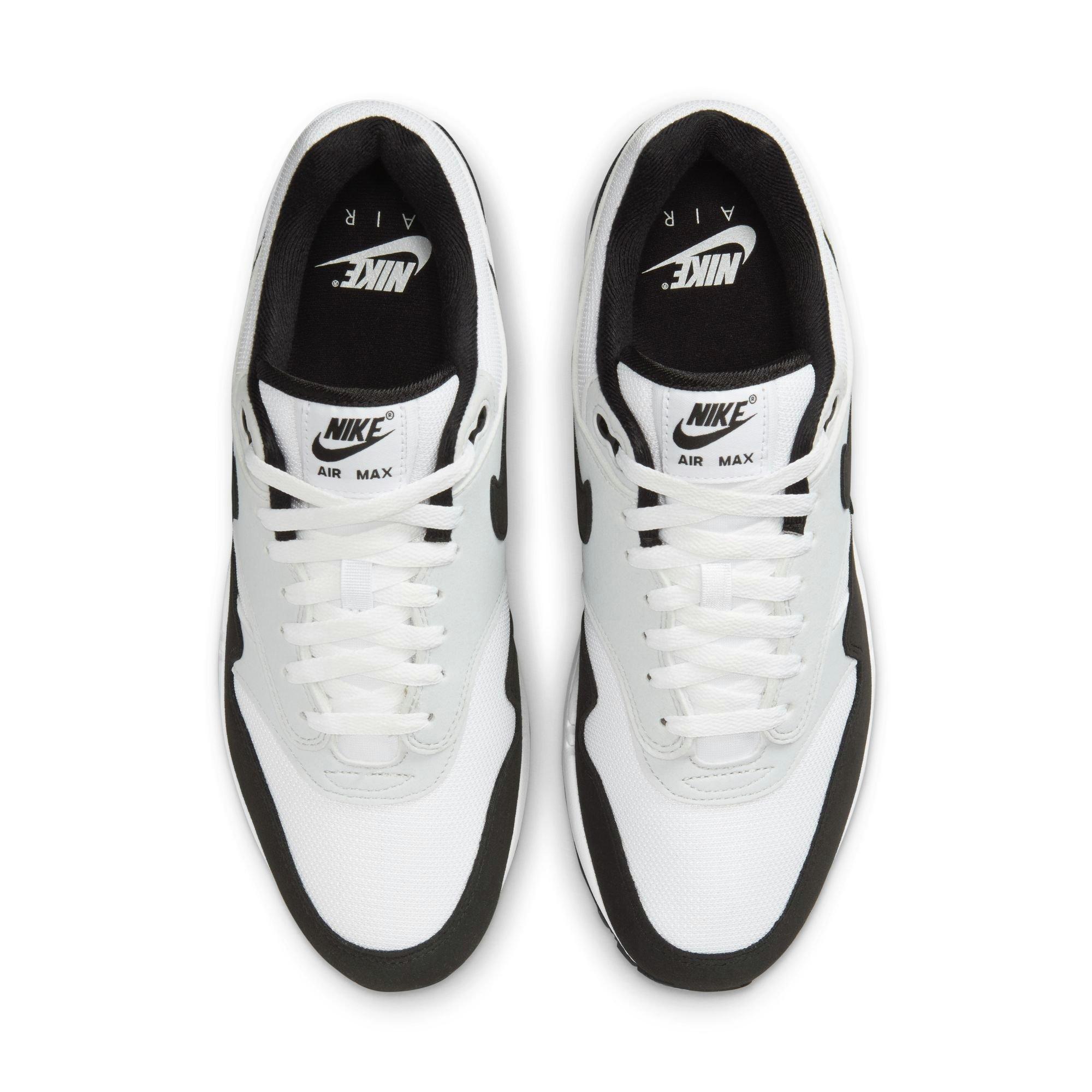 Nike Air Max 1 "White/Black/Pure Platinum" Men's Shoe - WHITE/BLACK/SILVER Thumbnail View 7
