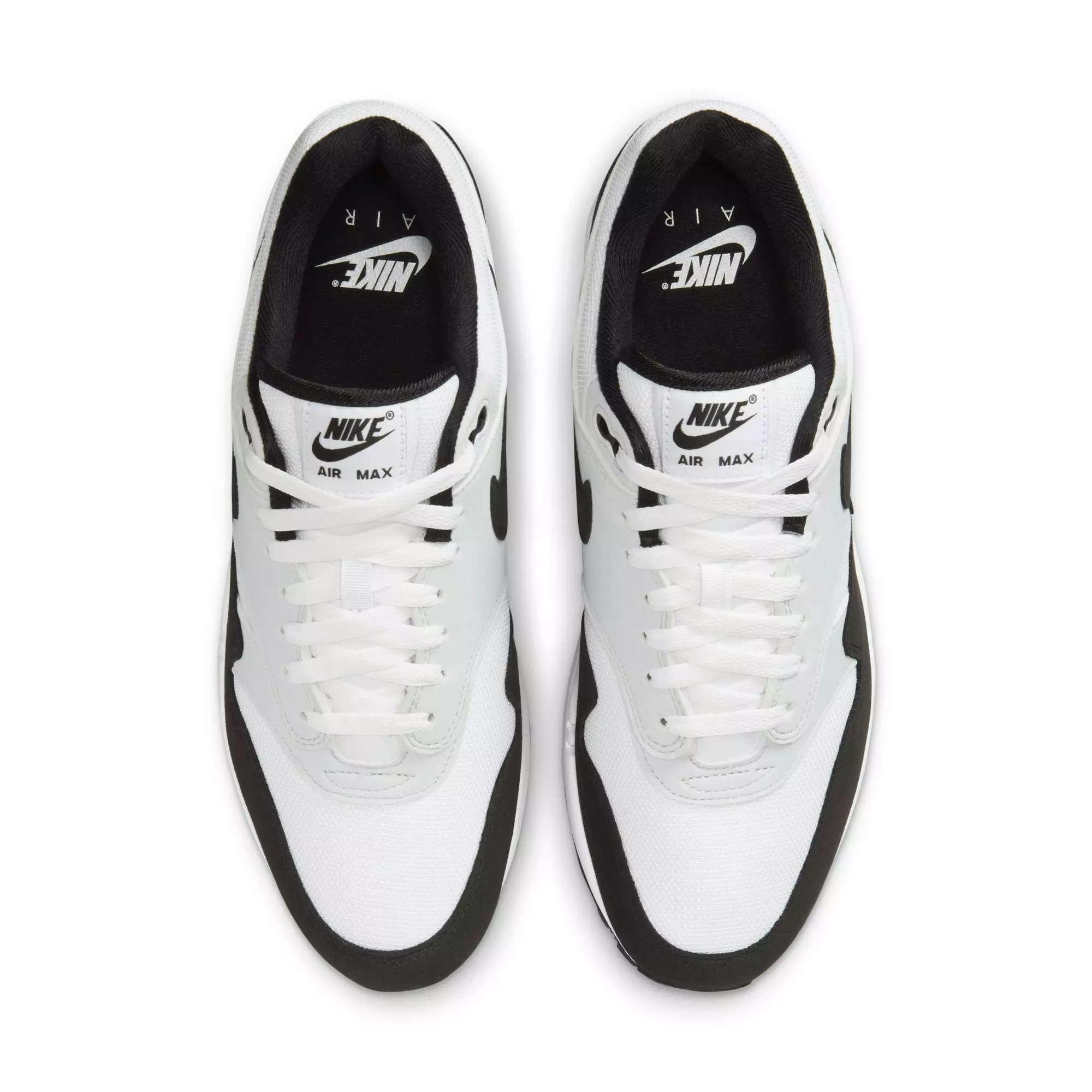 Nike Air Max 1 "White/Black/Pure Platinum" Men's Shoe - WHITE/BLACK/SILVER