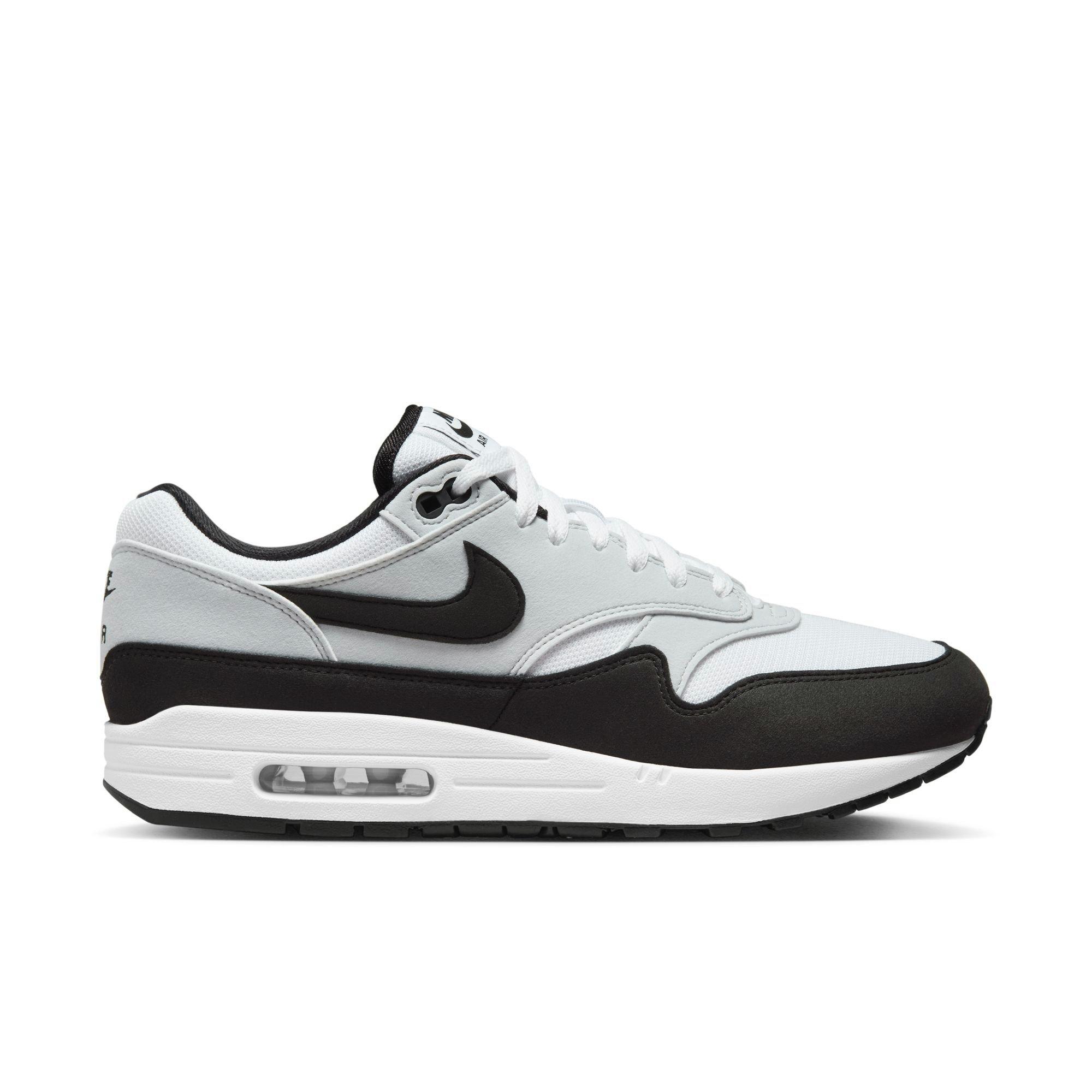 Nike Air Max 1 "White/Black/Pure Platinum" Men's Shoe - WHITE/BLACK/SILVER Thumbnail View 1