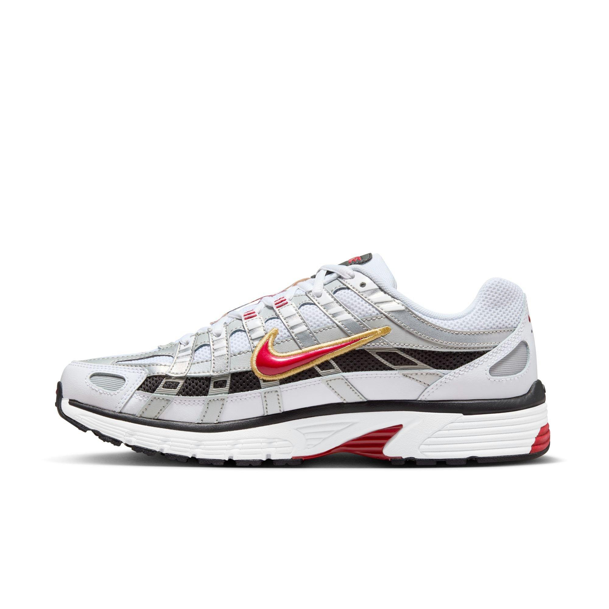 Nike P-6000 "White/Varsity Red/MTLC Platinum" Men's Shoe - WHITE/RED Thumbnail View 4