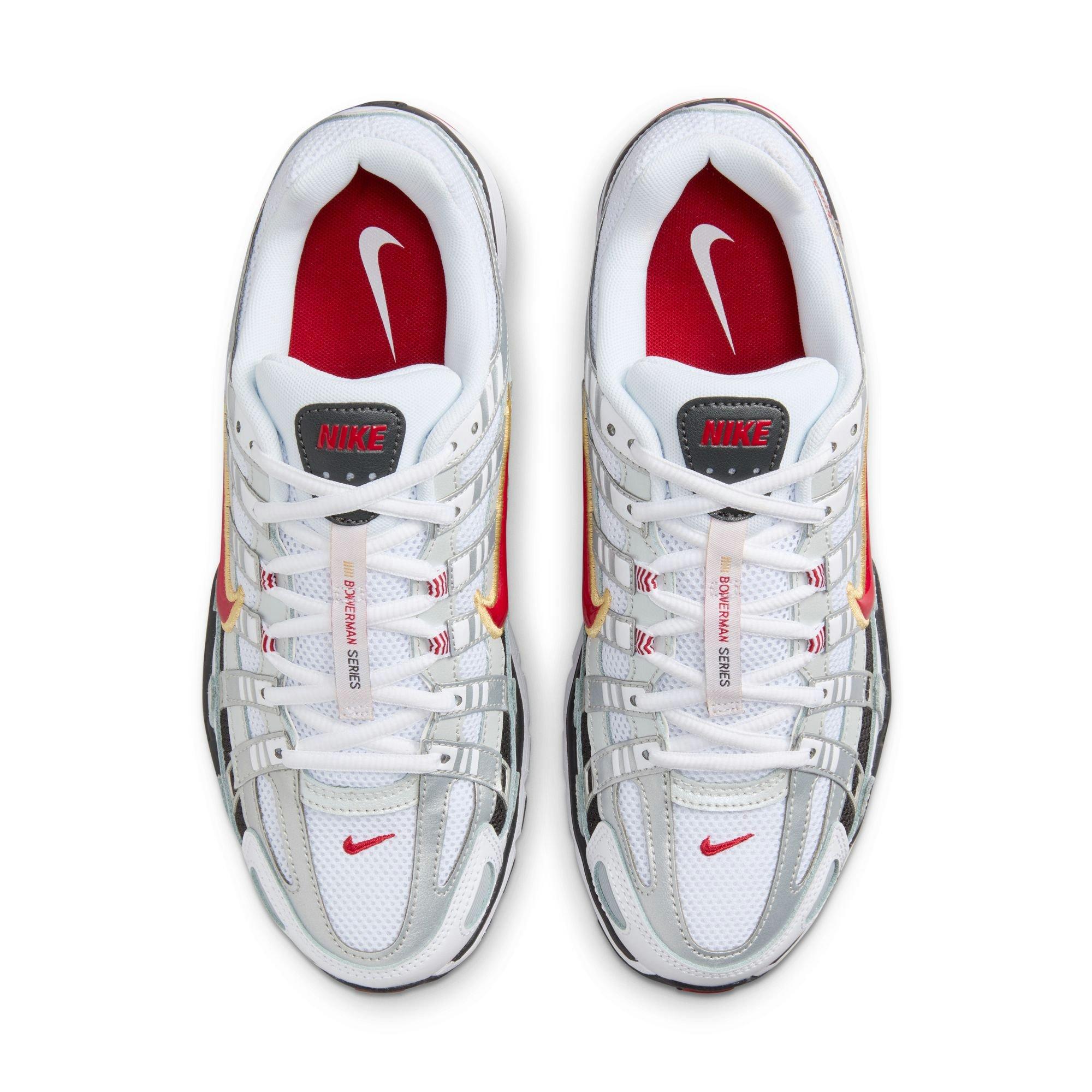 Nike P-6000 "White/Varsity Red/MTLC Platinum" Men's Shoe - WHITE/RED Thumbnail View 7